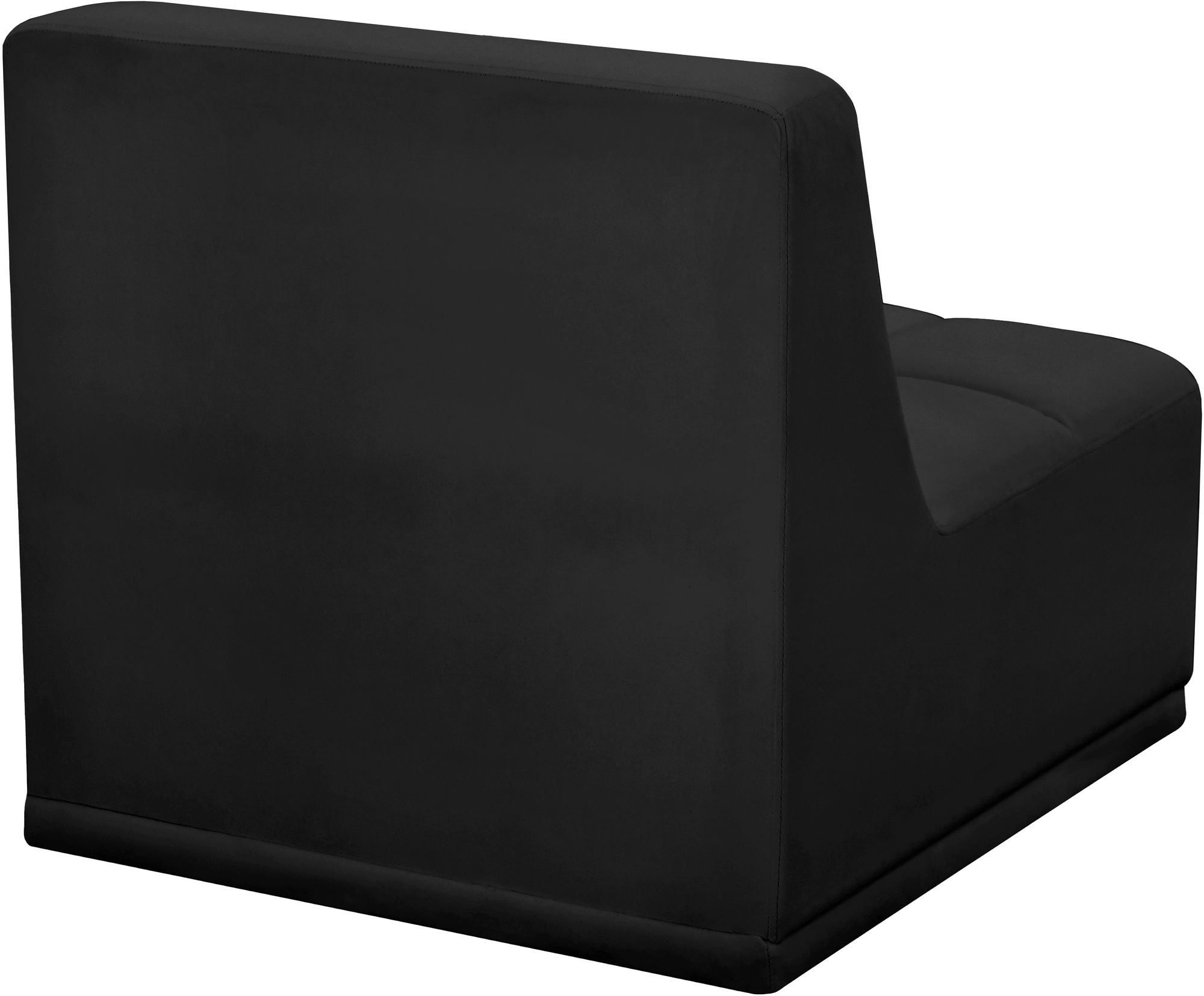 Relax Velvet Modular Armless Chair