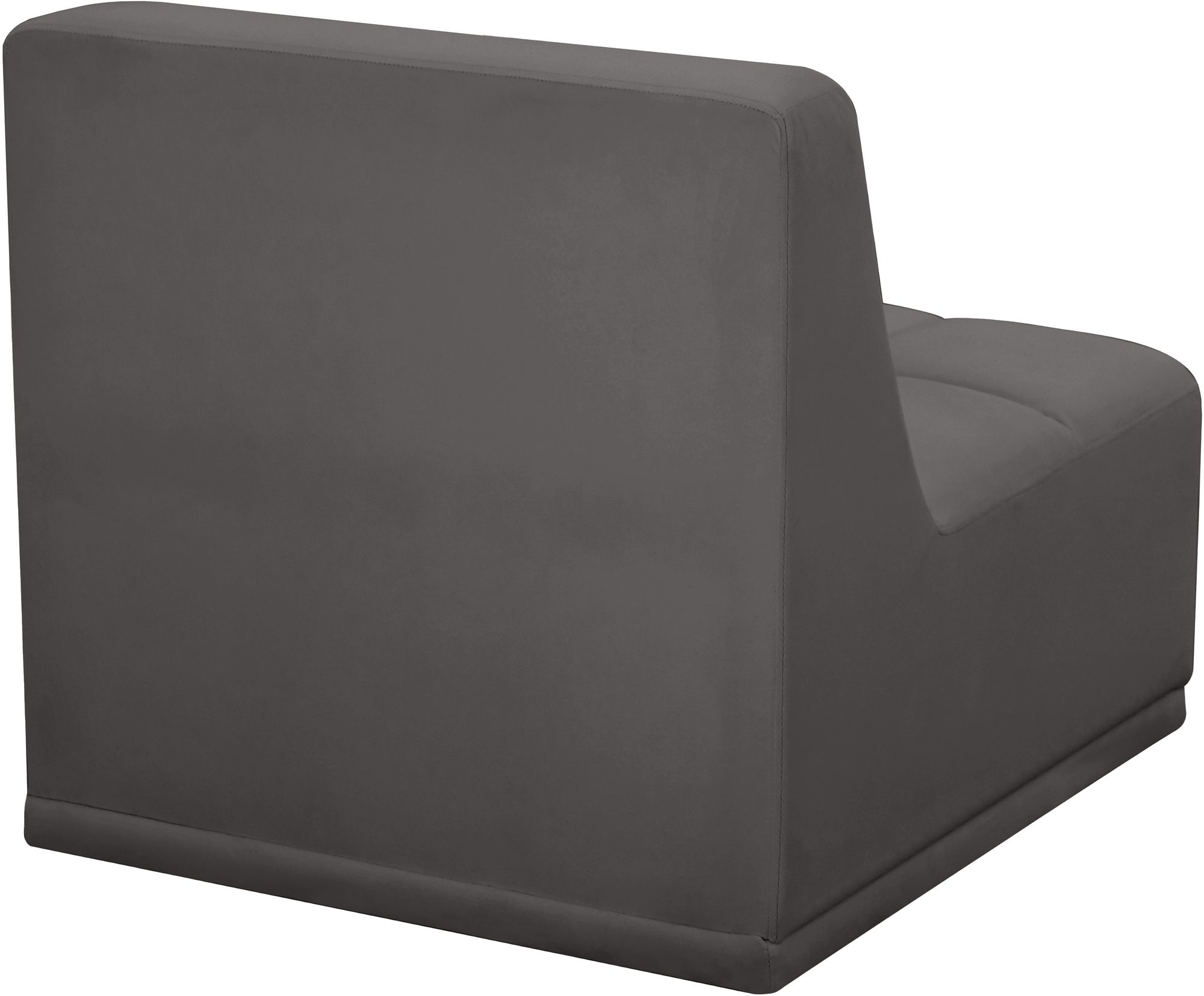 Relax Velvet Modular Armless Chair