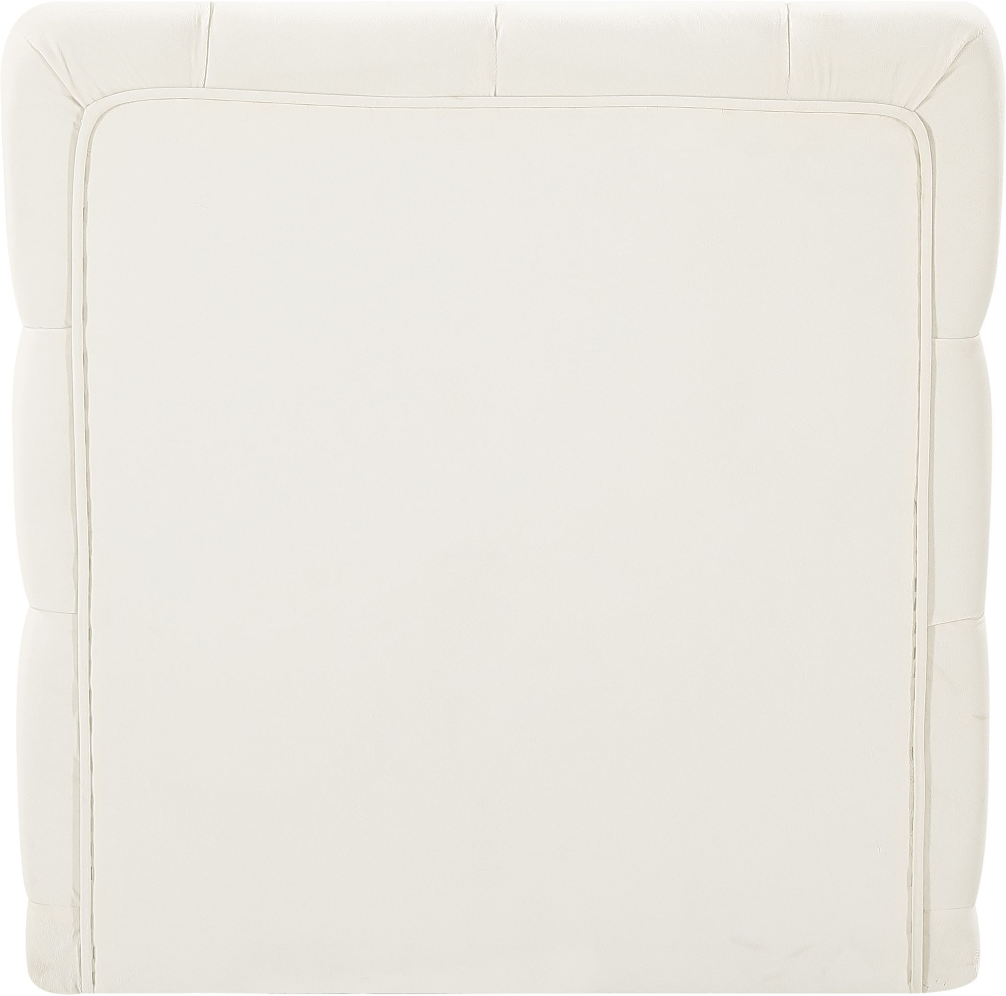 Tuft Velvet Modular Armless Chair