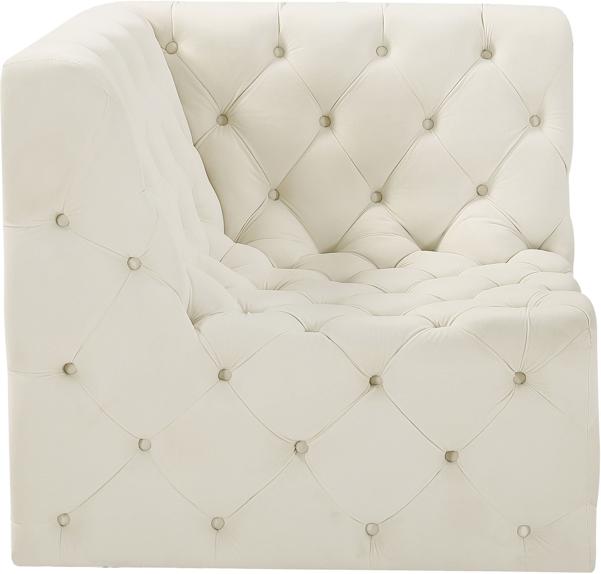 Tuft Velvet Modular Corner Chair