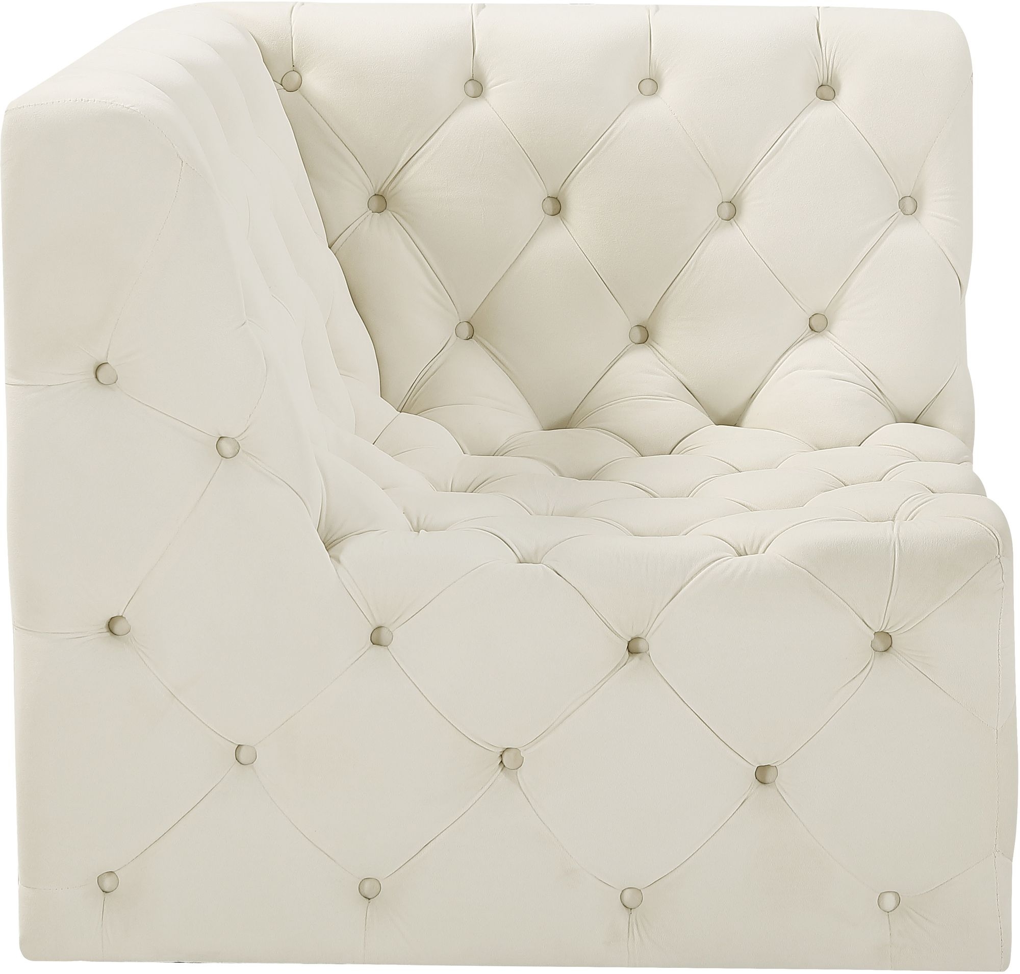 Tuft Velvet Modular Corner Chair
