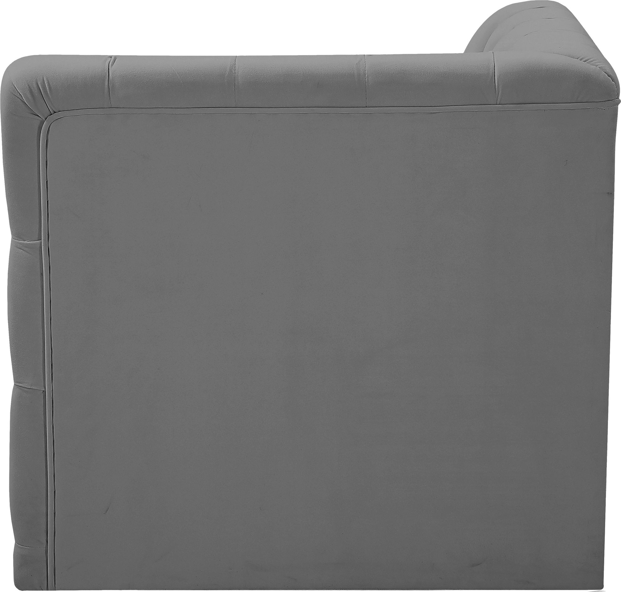 Tuft Velvet Modular Corner Chair