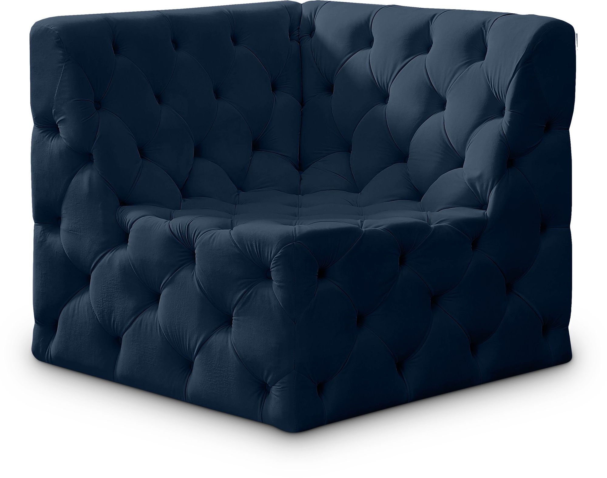 Tuft Velvet Modular Corner Chair