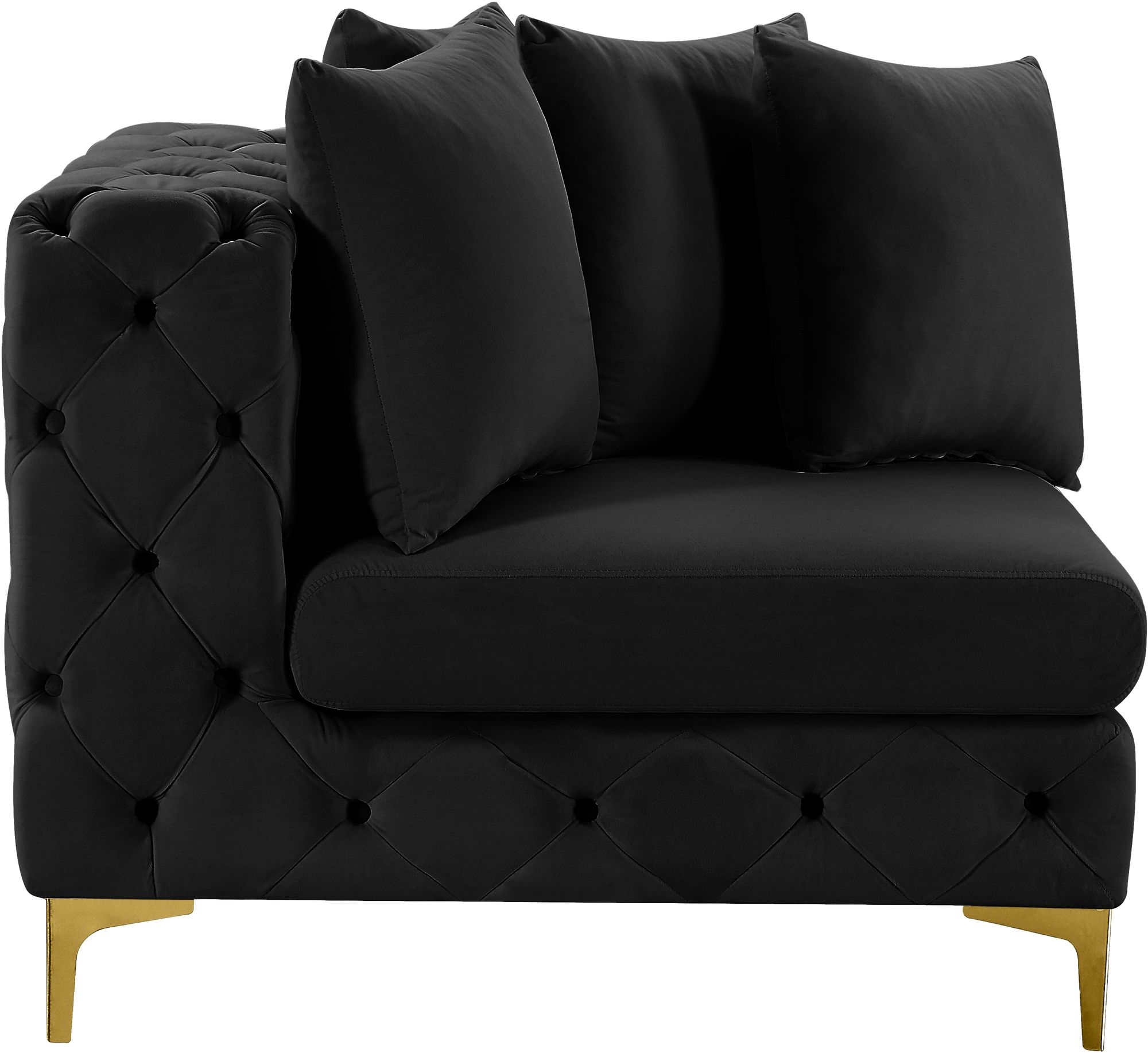 Tremblay Velvet Modular Corner Chair