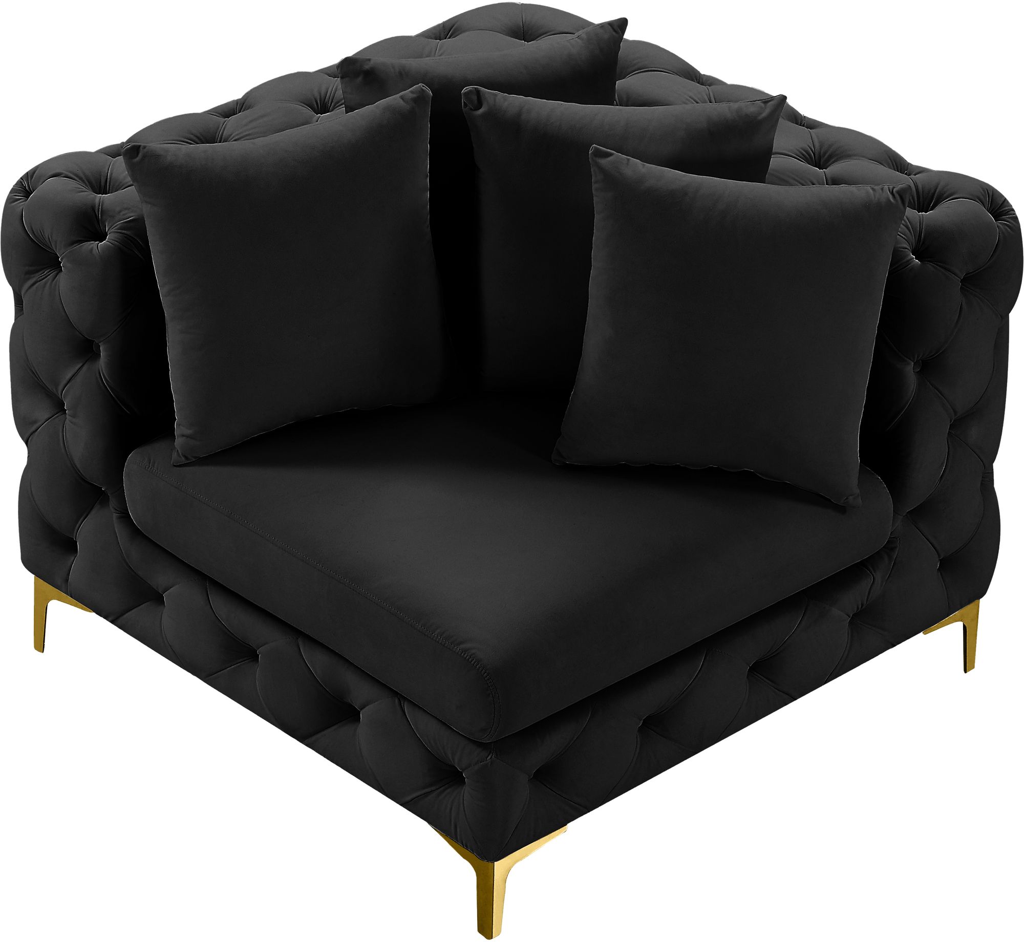 Tremblay Velvet Modular Corner Chair