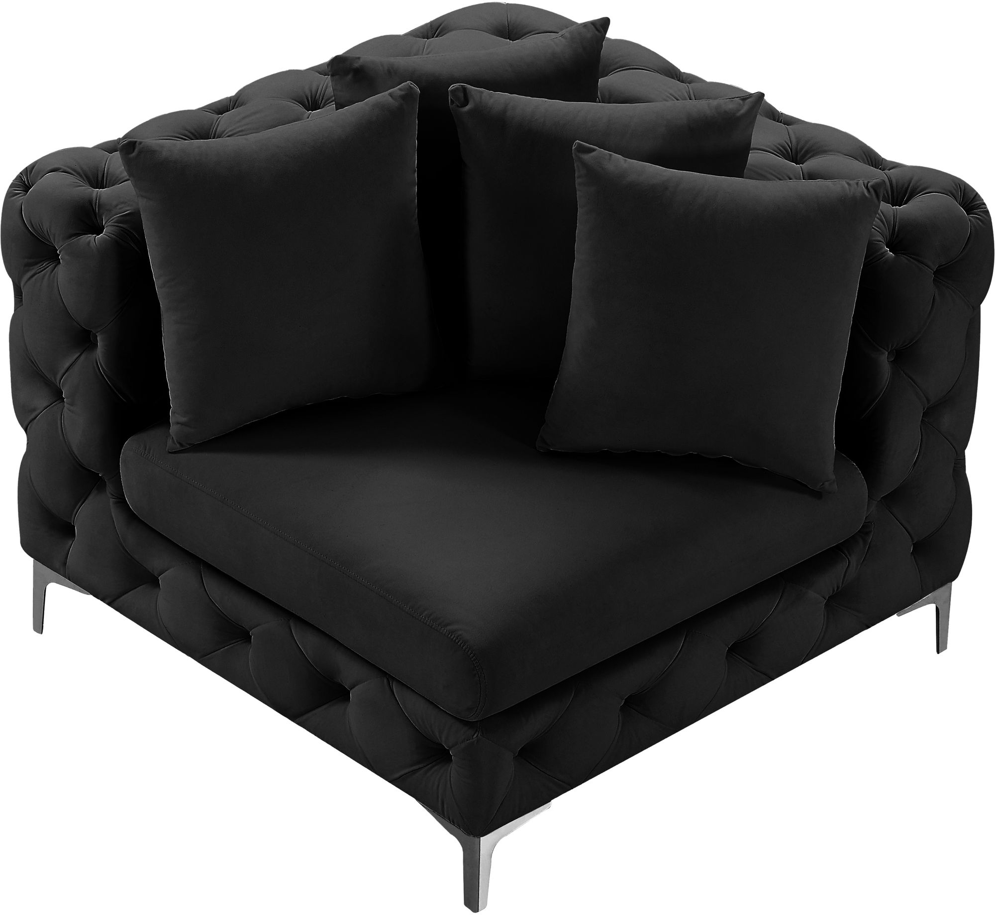 Tremblay Velvet Modular Corner Chair