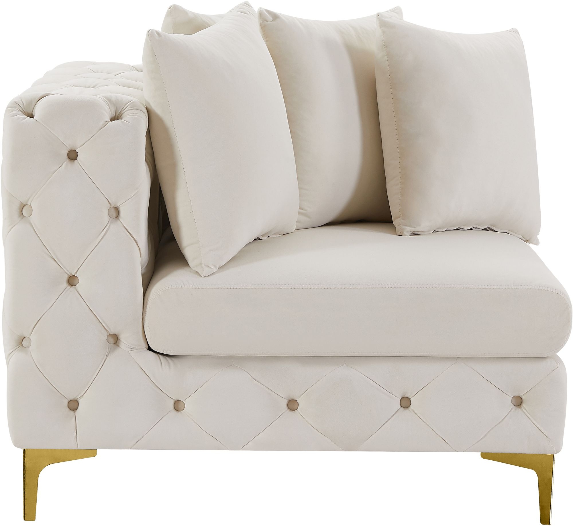 Tremblay Velvet Modular Corner Chair