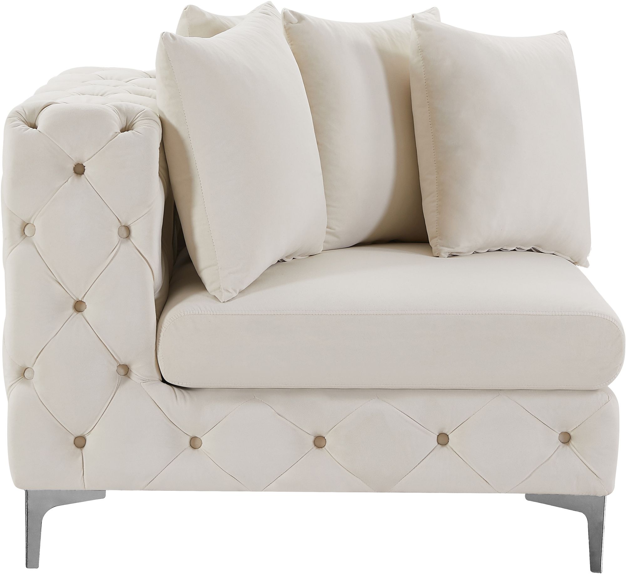 Tremblay Velvet Modular Corner Chair
