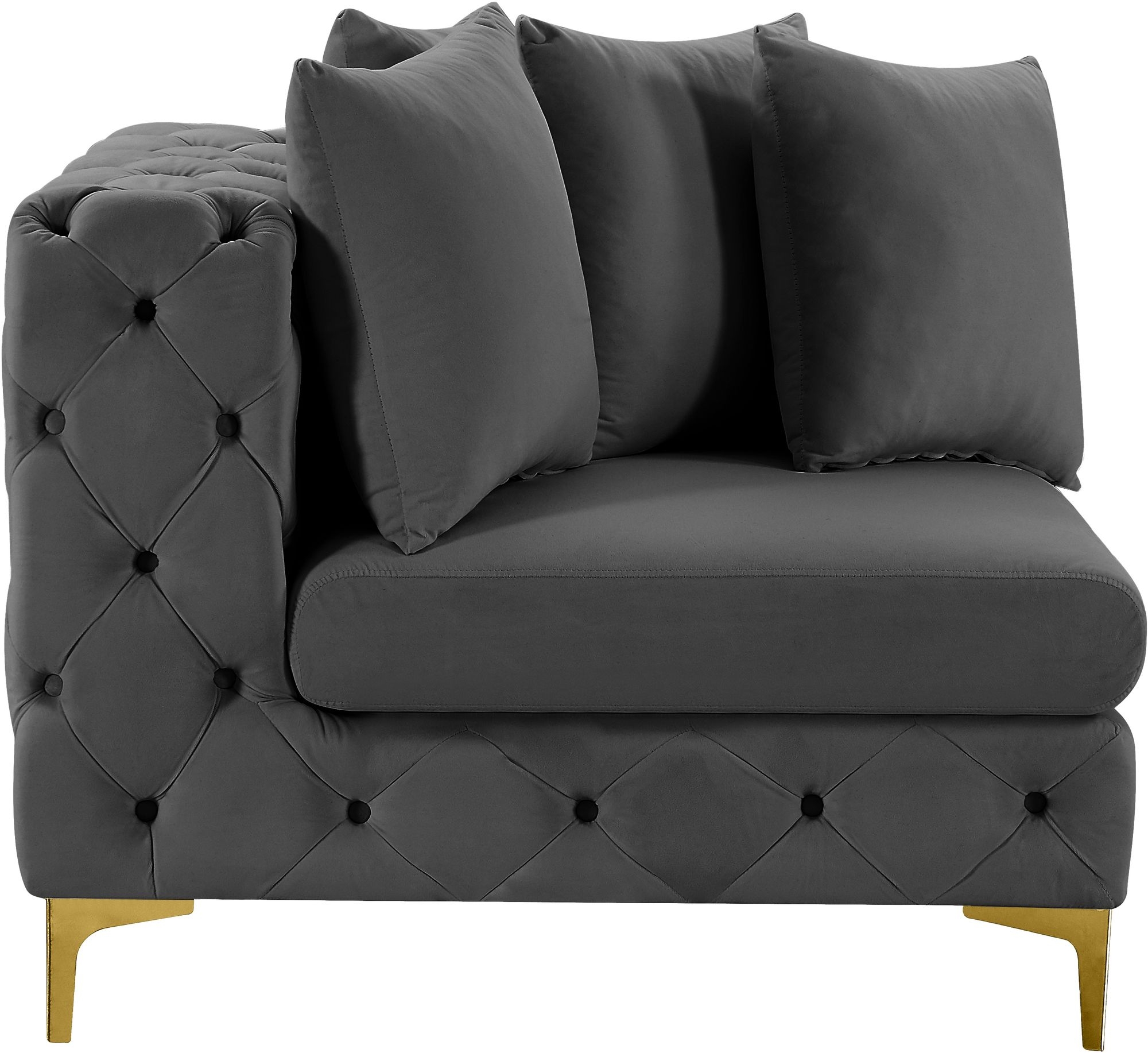 Tremblay Velvet Modular Corner Chair