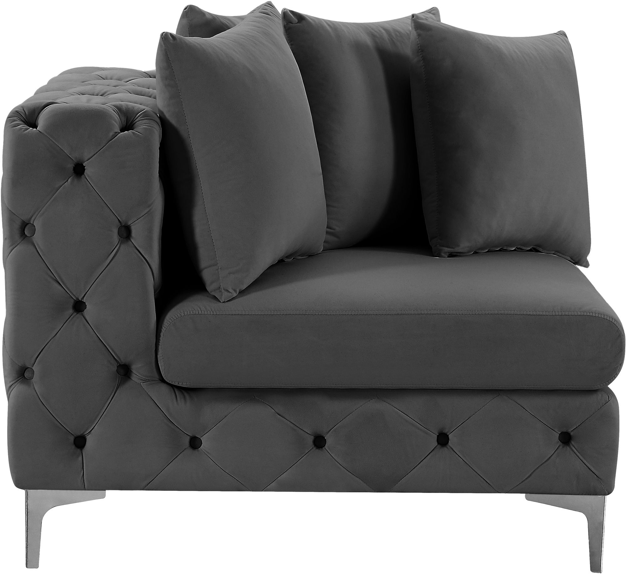 Tremblay Velvet Modular Corner Chair