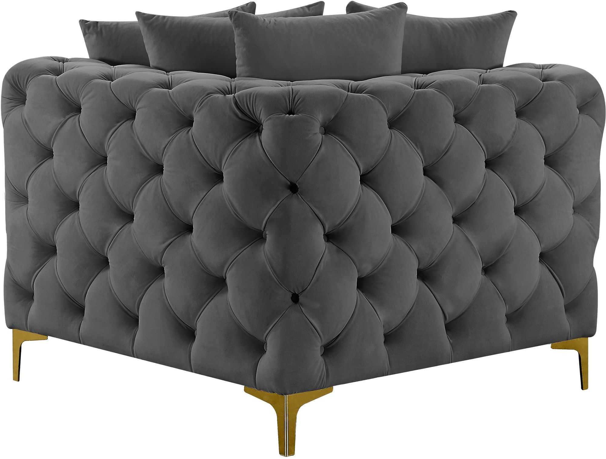 Tremblay Velvet Modular Corner Chair
