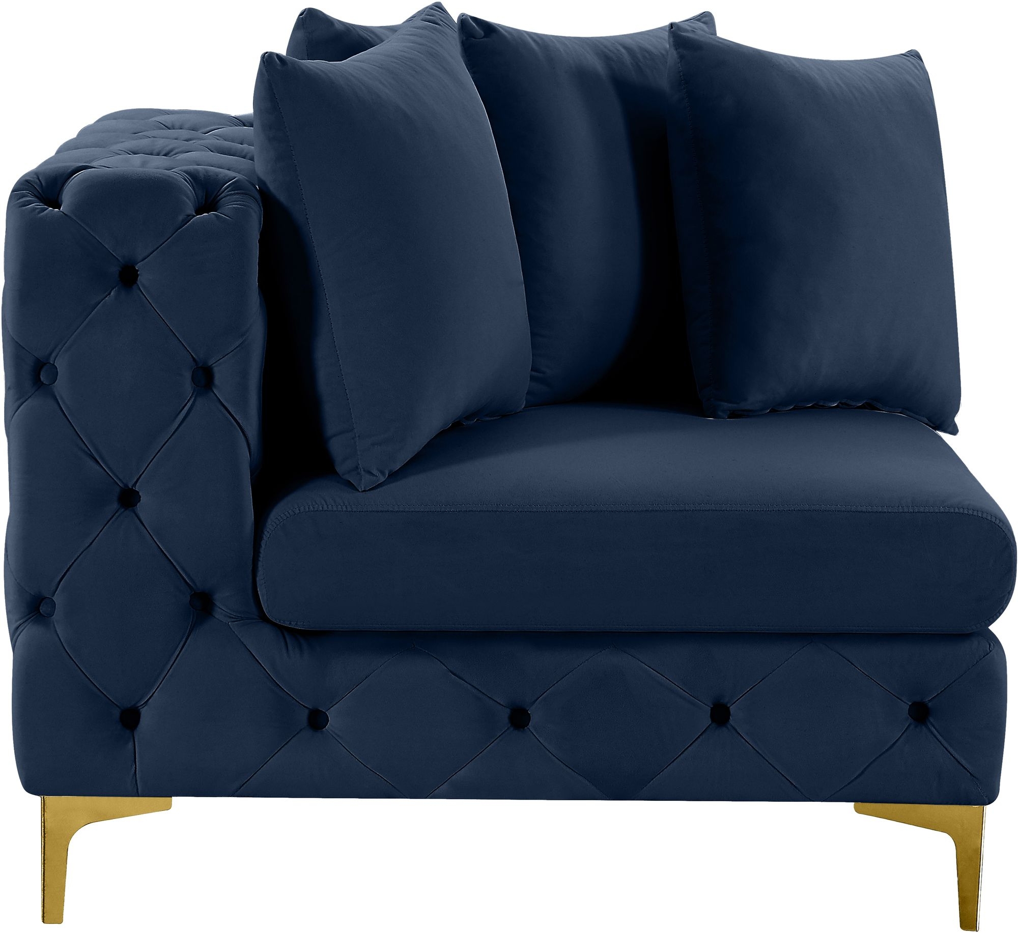 Tremblay Velvet Modular Corner Chair