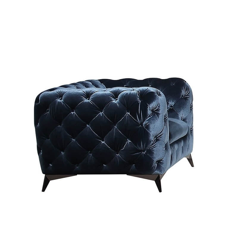 Glitz Velour Fabric Chair