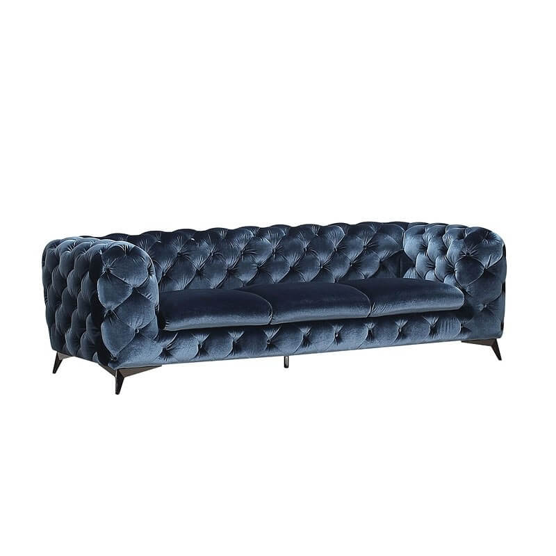 Glitz Velour Fabric Sofa