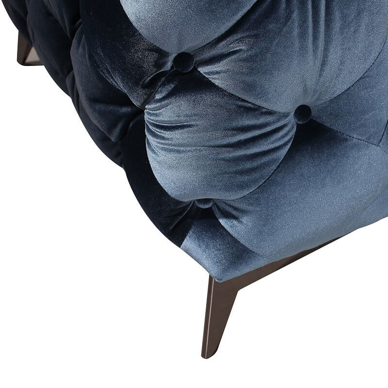 Glitz Velour Fabric Chair