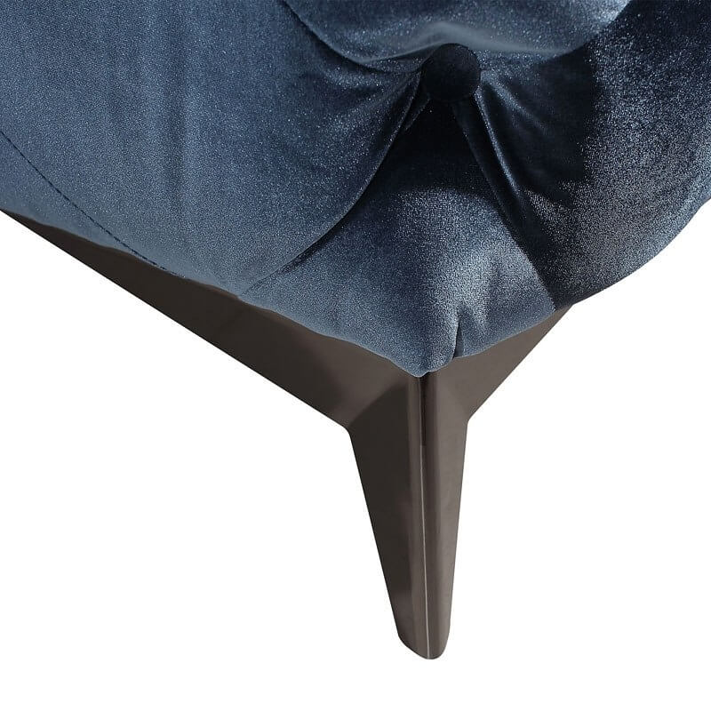 Glitz Velour Fabric Loveseat