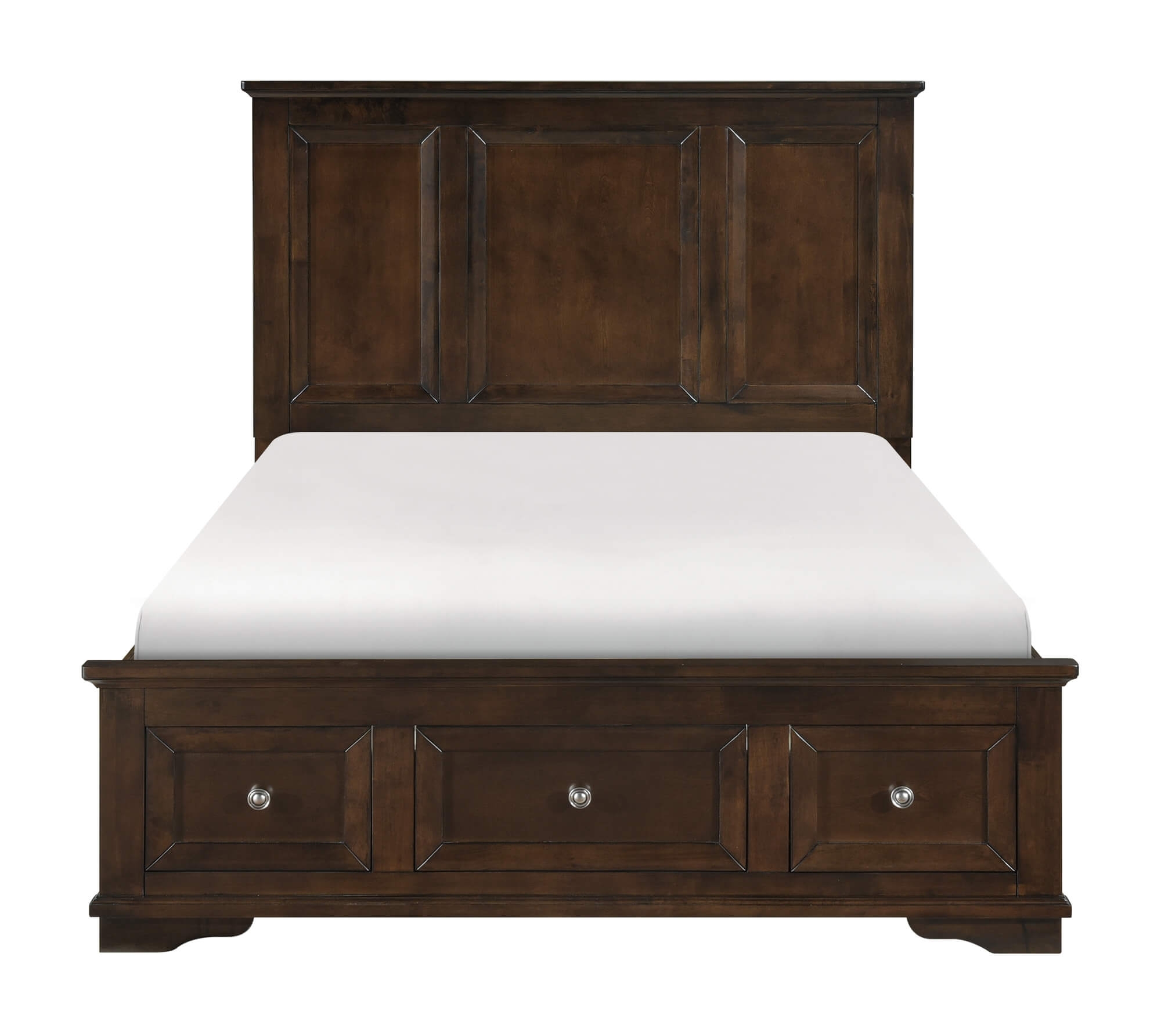 Eunice Classic Wood Storage Platform Bed