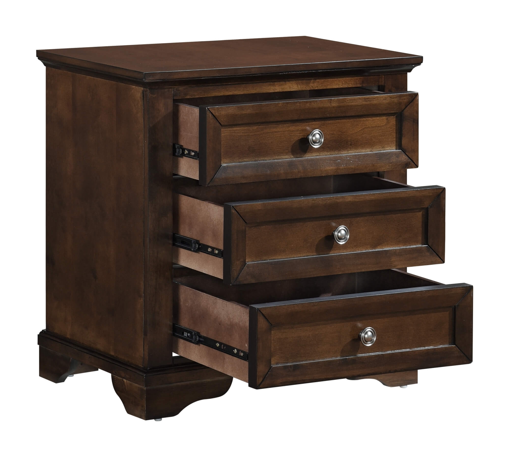 Eunice Wood/Wood Veneer Nightstand