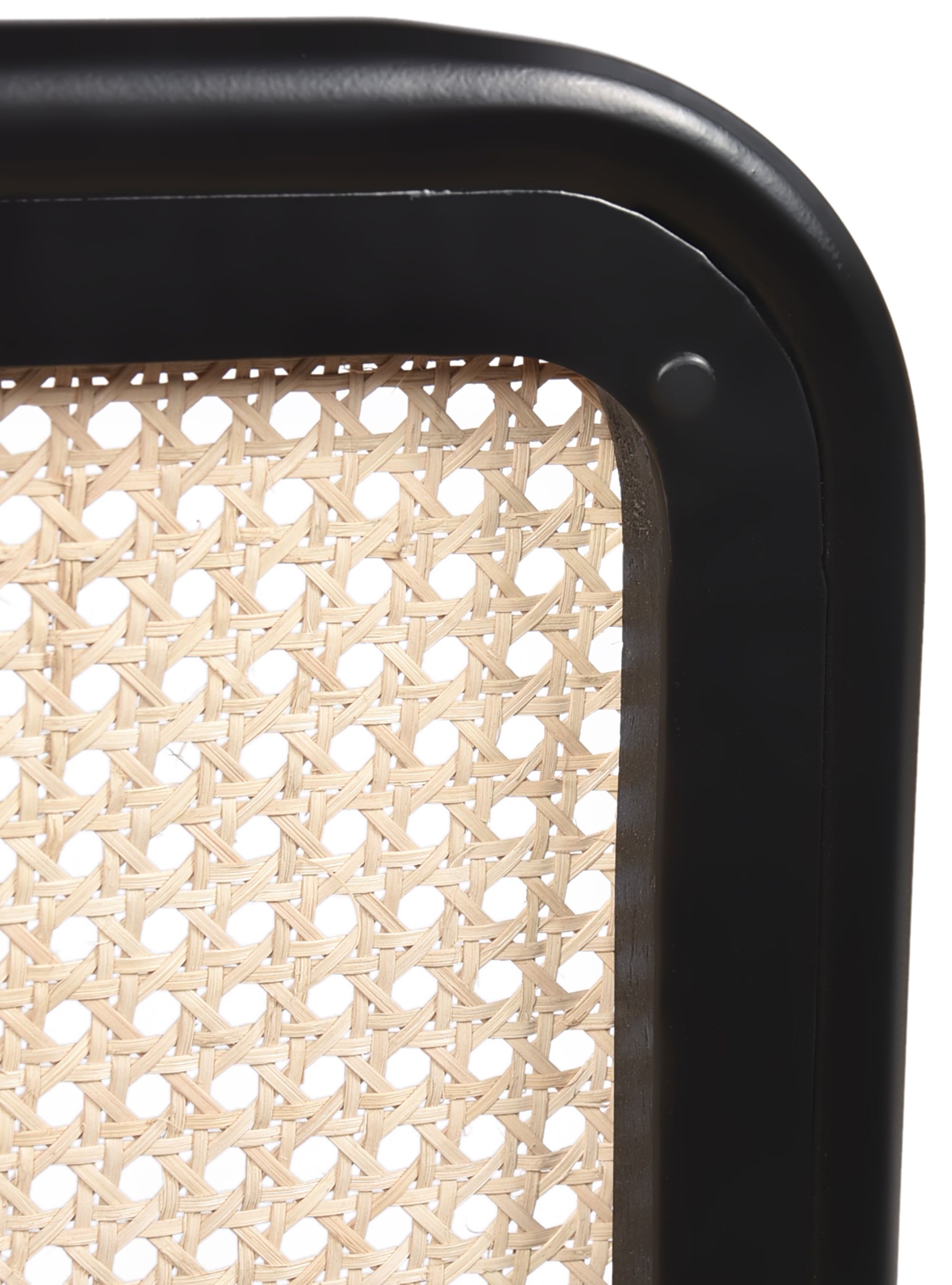 Atticus Boucle Fabric Dining Chair with Black Metal Frame