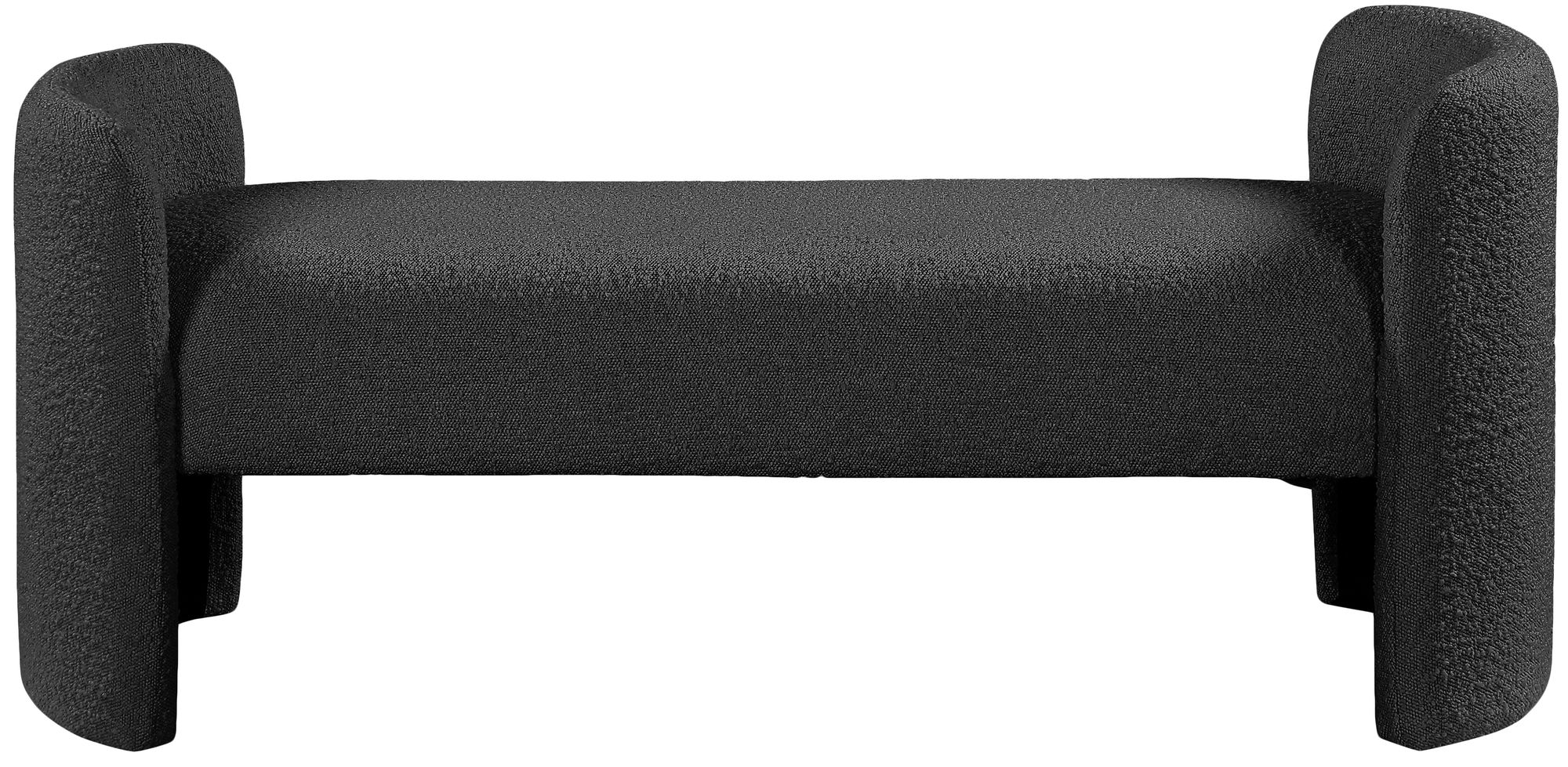 Peyton Boucle Fabric Bench