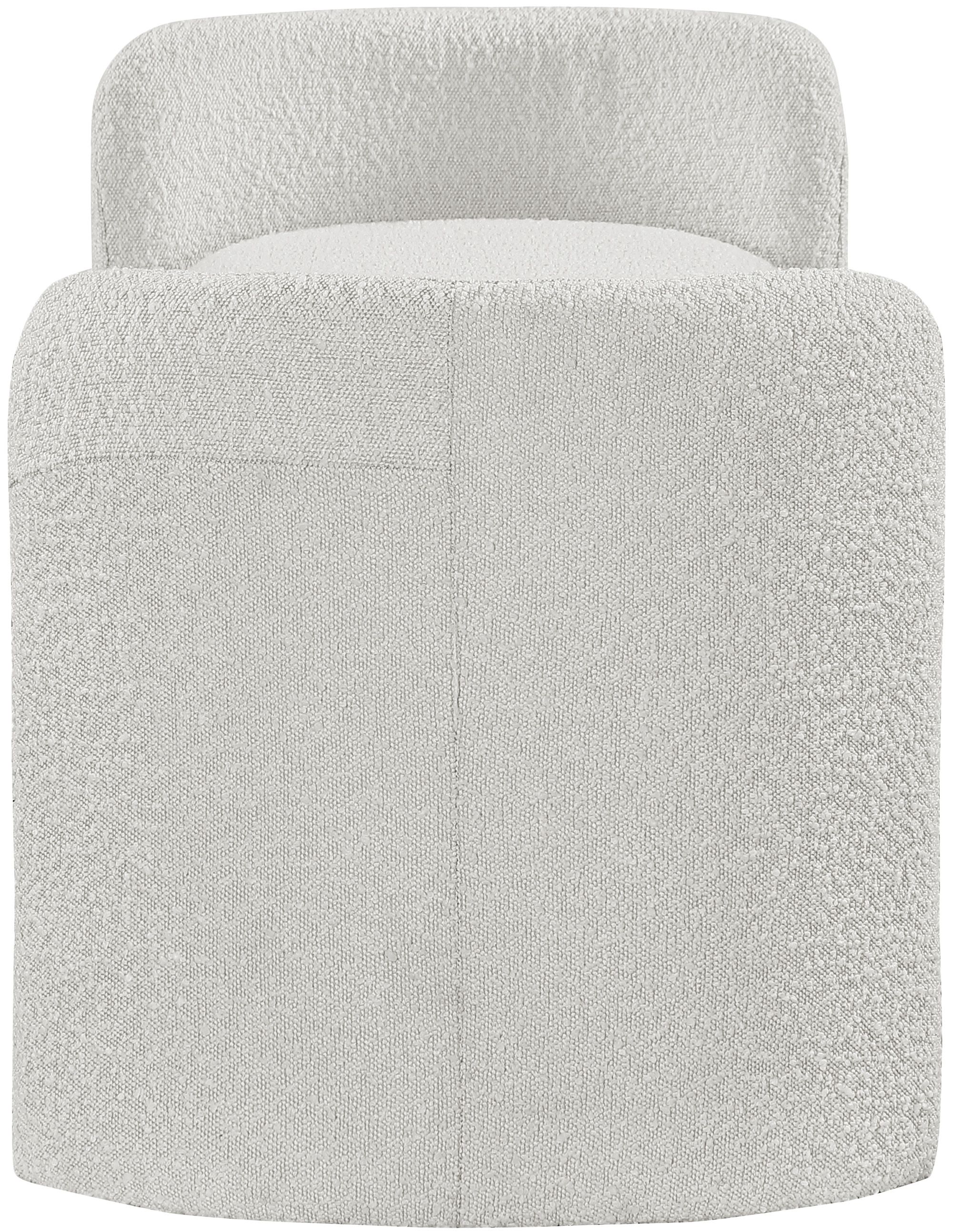 Peyton Boucle Fabric Bench