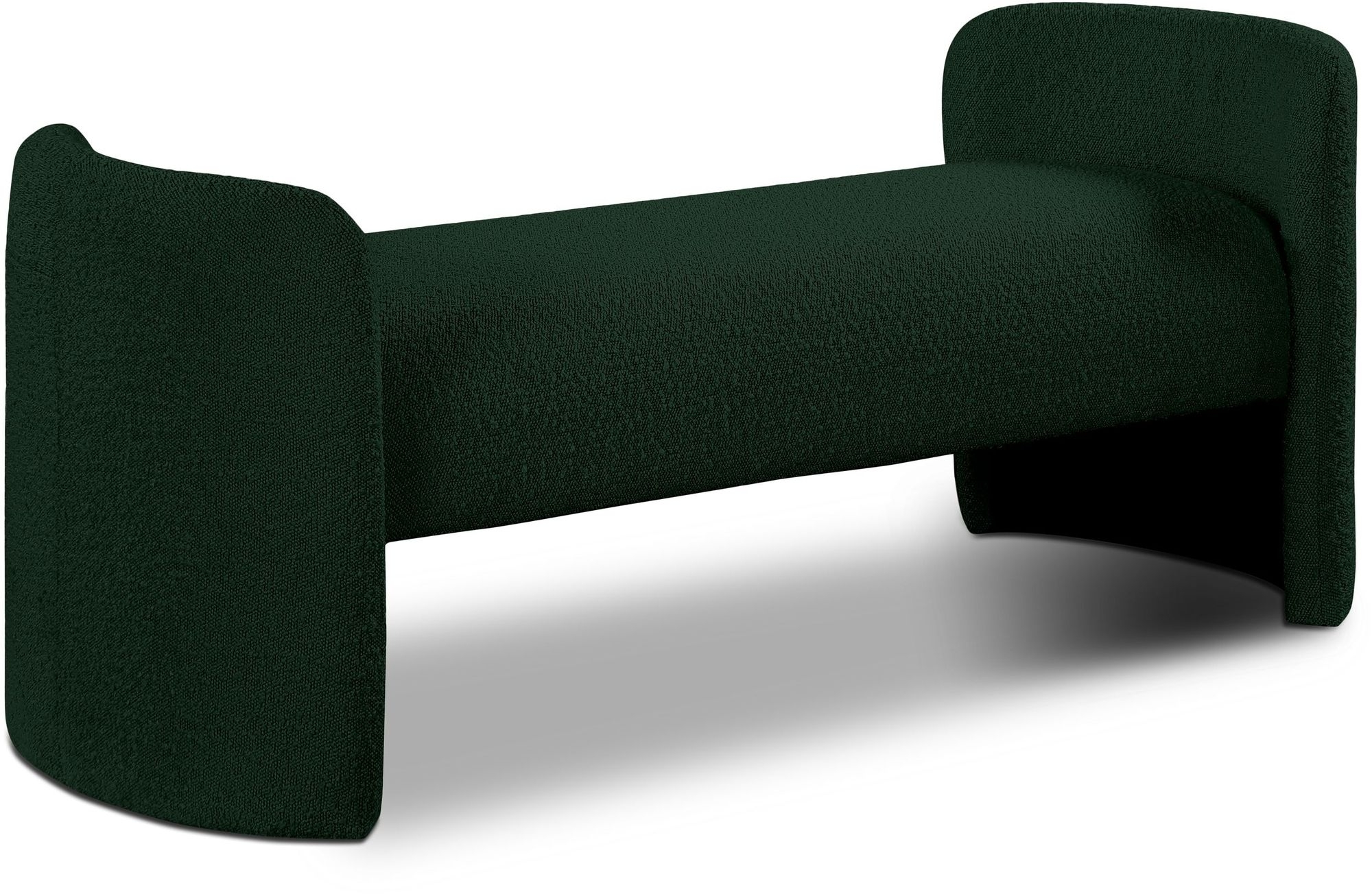 Peyton Boucle Fabric Bench