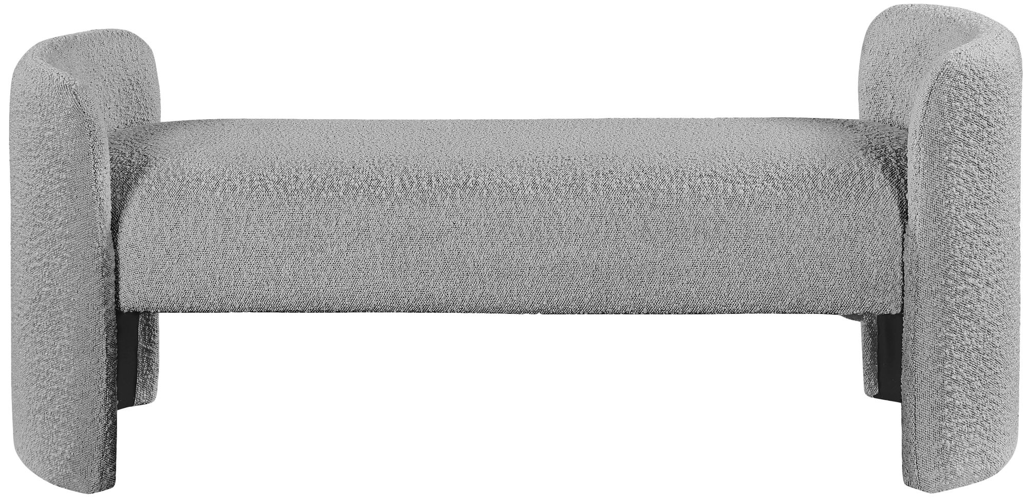 Peyton Boucle Fabric Bench