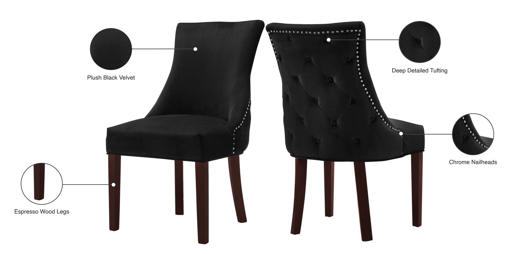 Hannah Velvet Dining Chair