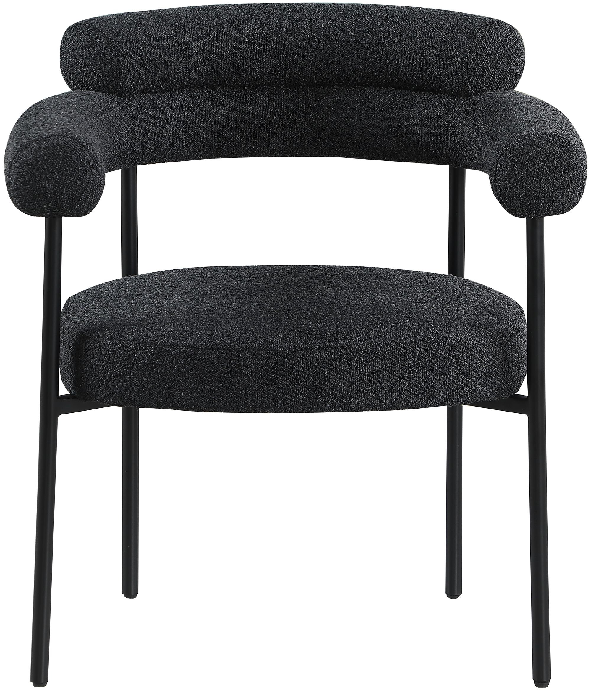 Blake Boucle Fabric Dining Chair