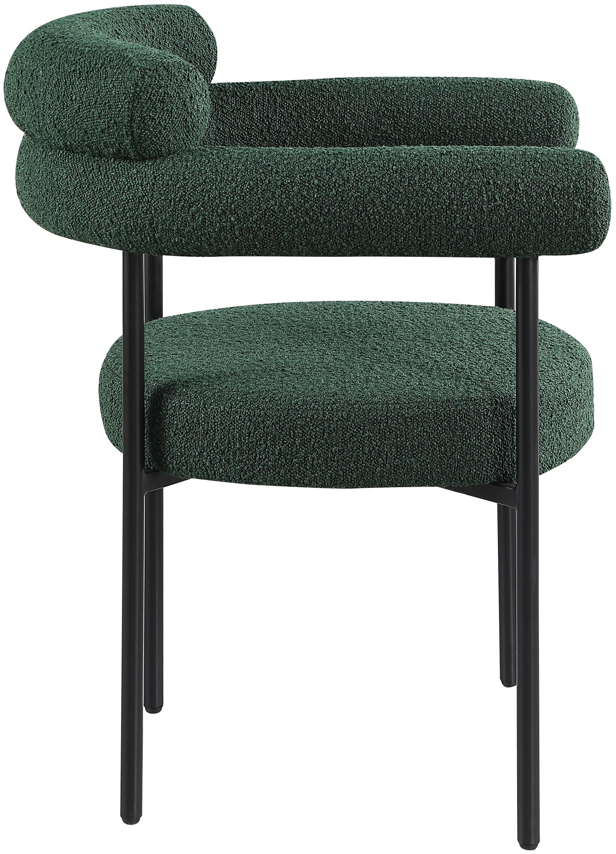 Blake Boucle Fabric Dining Chair