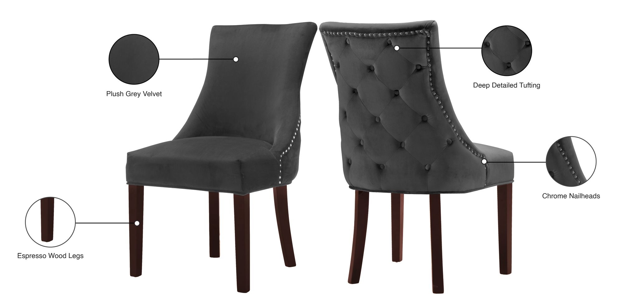 Hannah Velvet Dining Chair