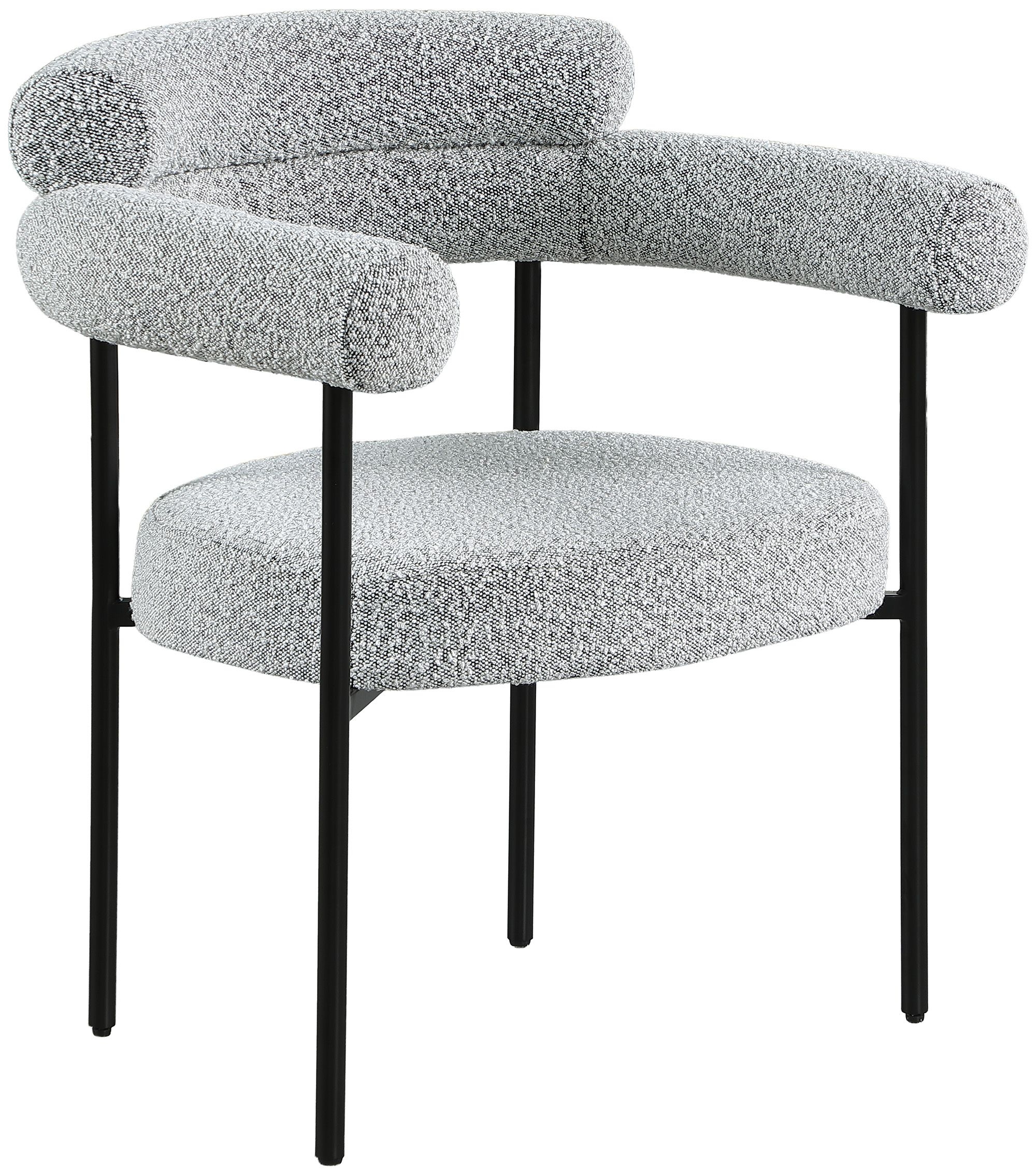 Blake Boucle Fabric Dining Chair