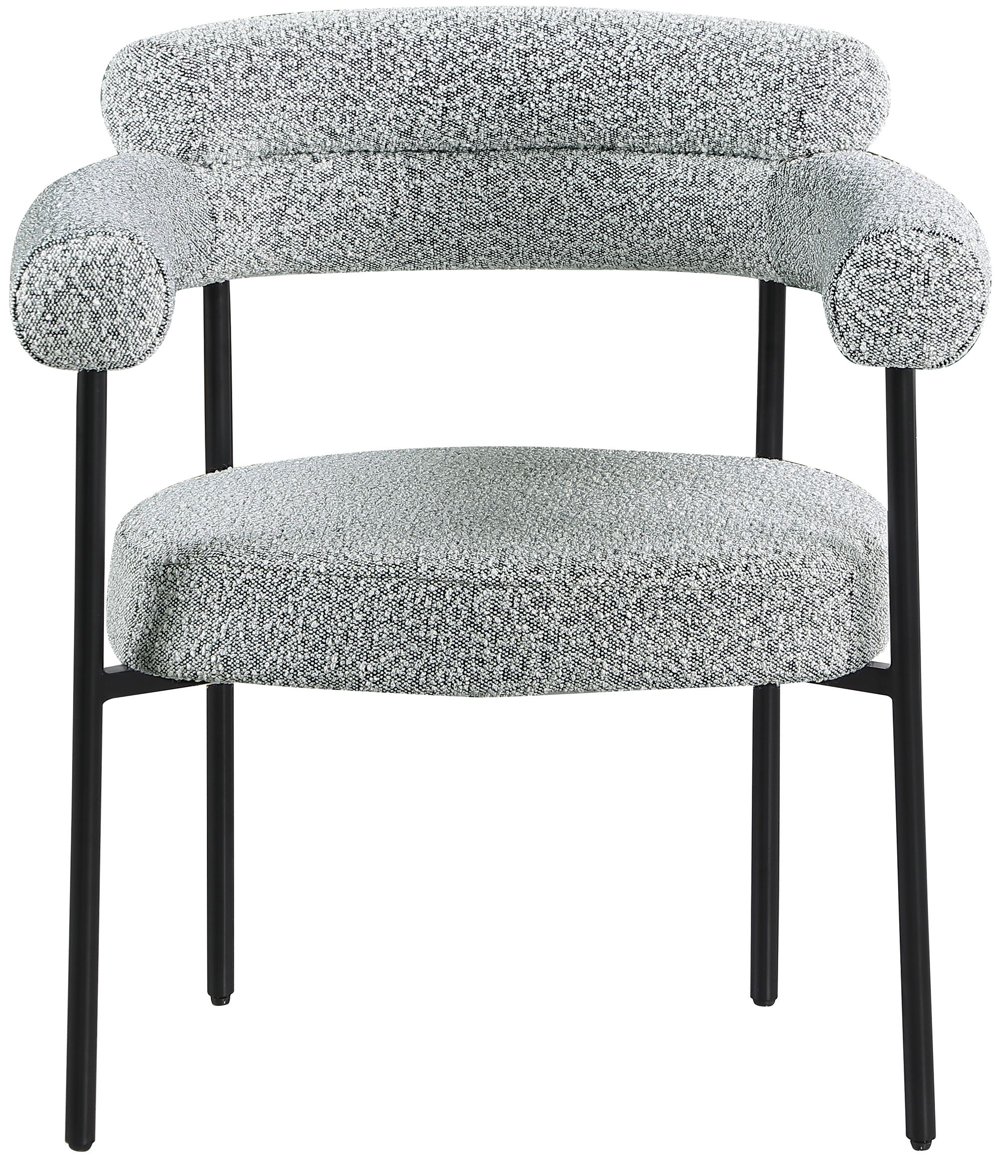Blake Boucle Fabric Dining Chair