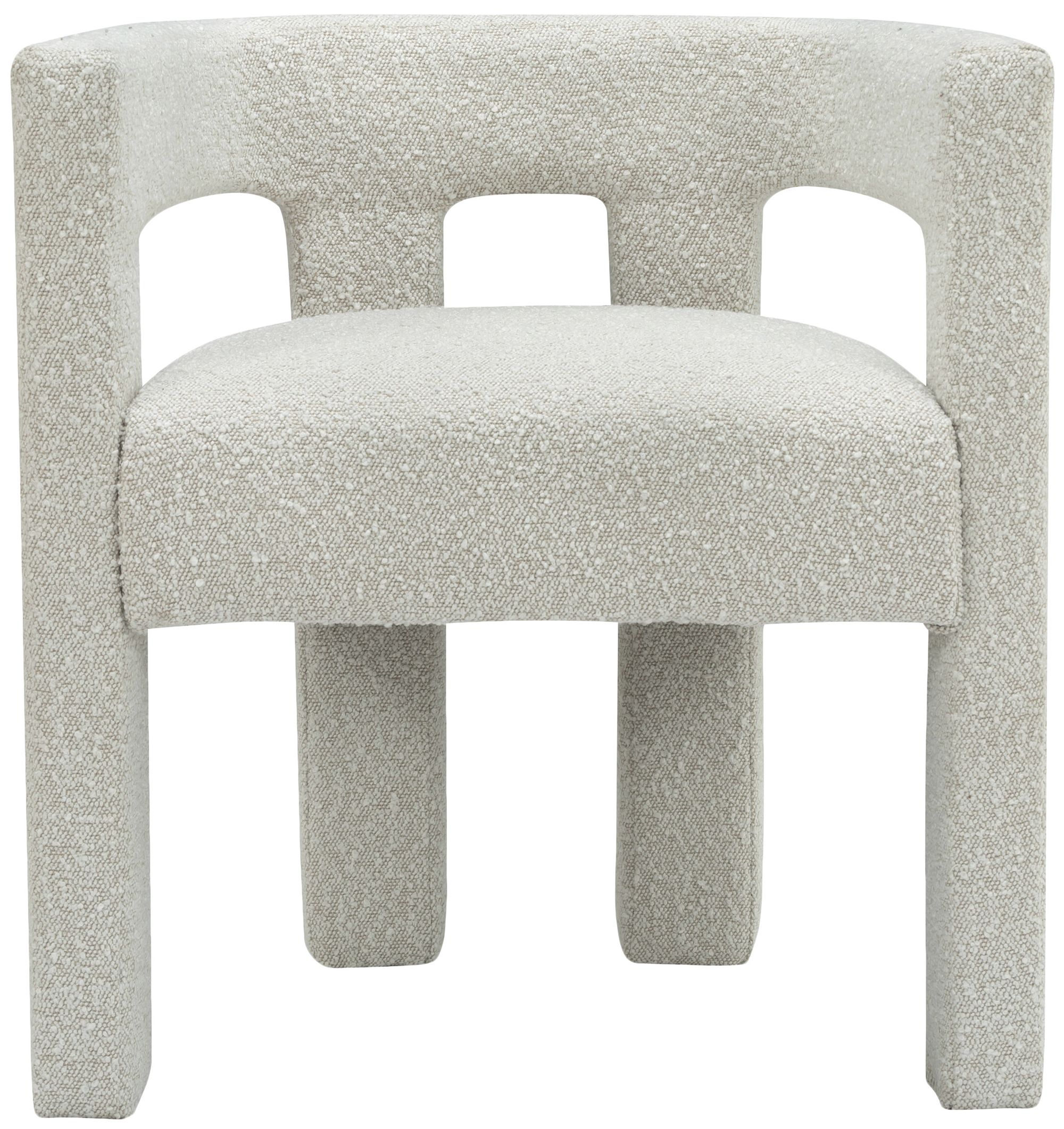 Athena Boucle Fabric Accent Chair