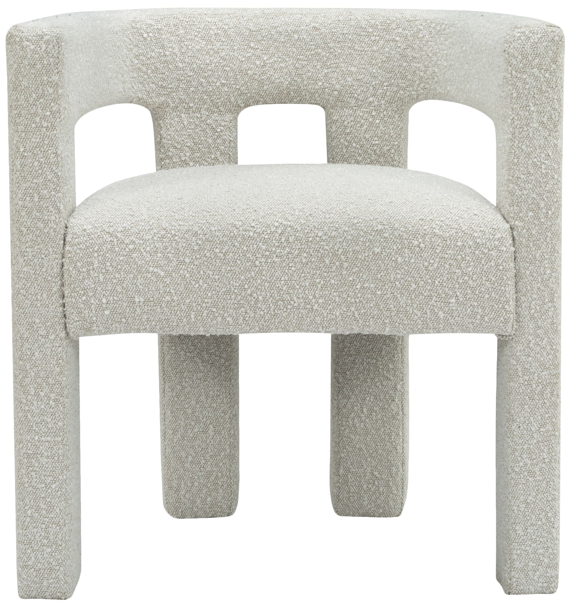 Athena Boucle Fabric Accent Chair