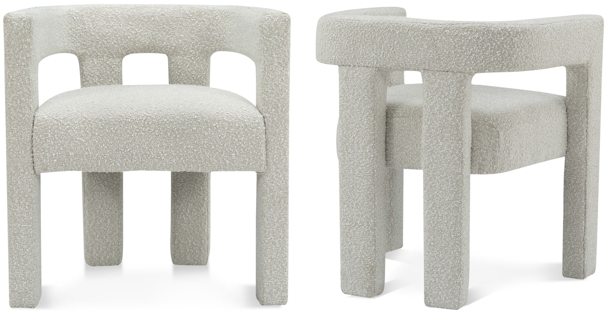 Athena Boucle Fabric Accent Chair
