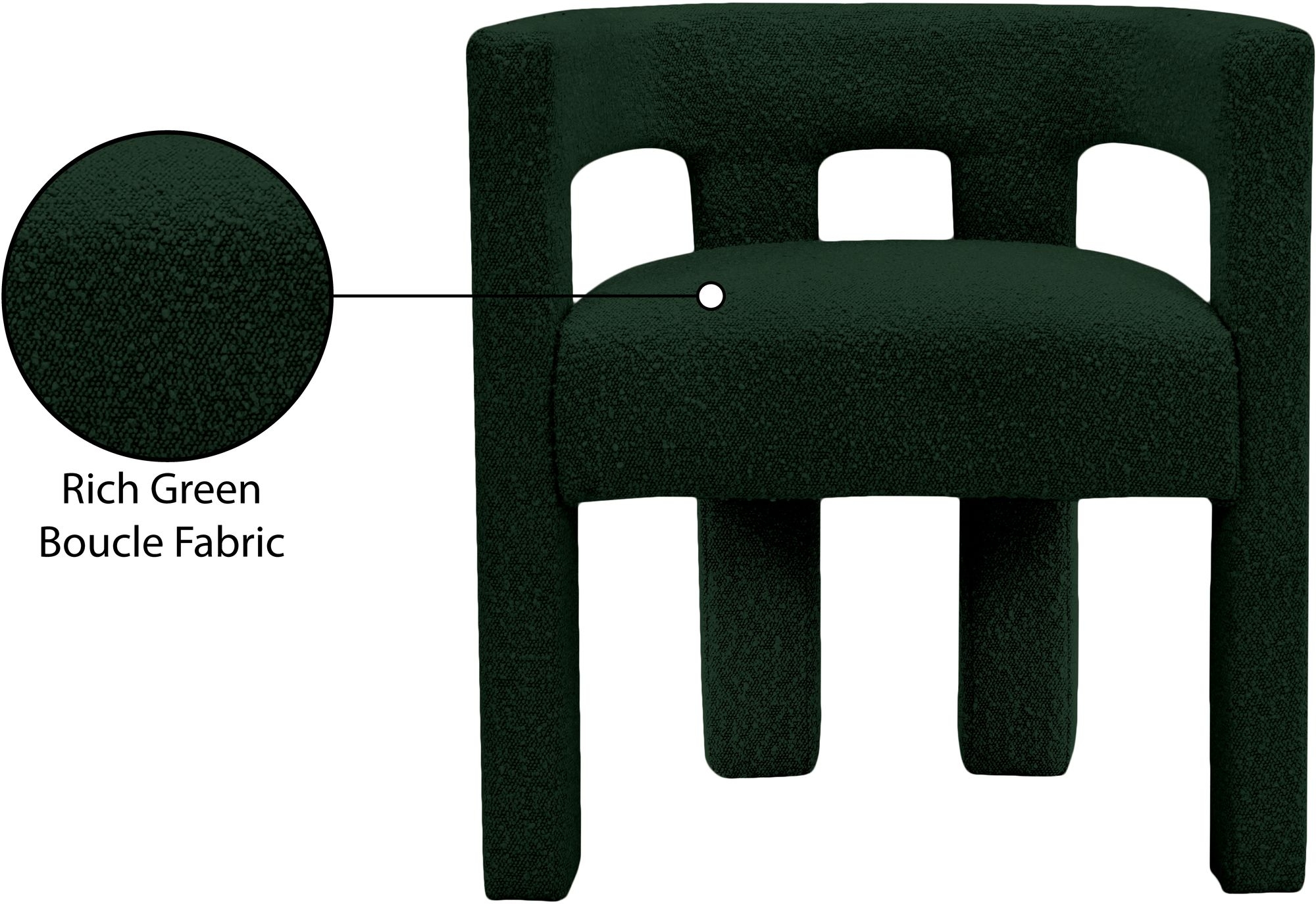 Athena Boucle Fabric Accent Chair