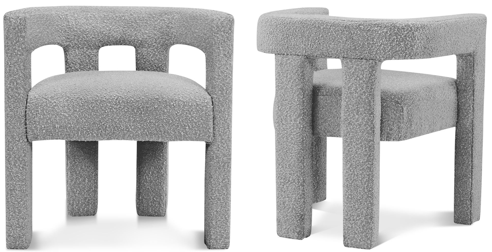 Athena Boucle Fabric Accent Chair