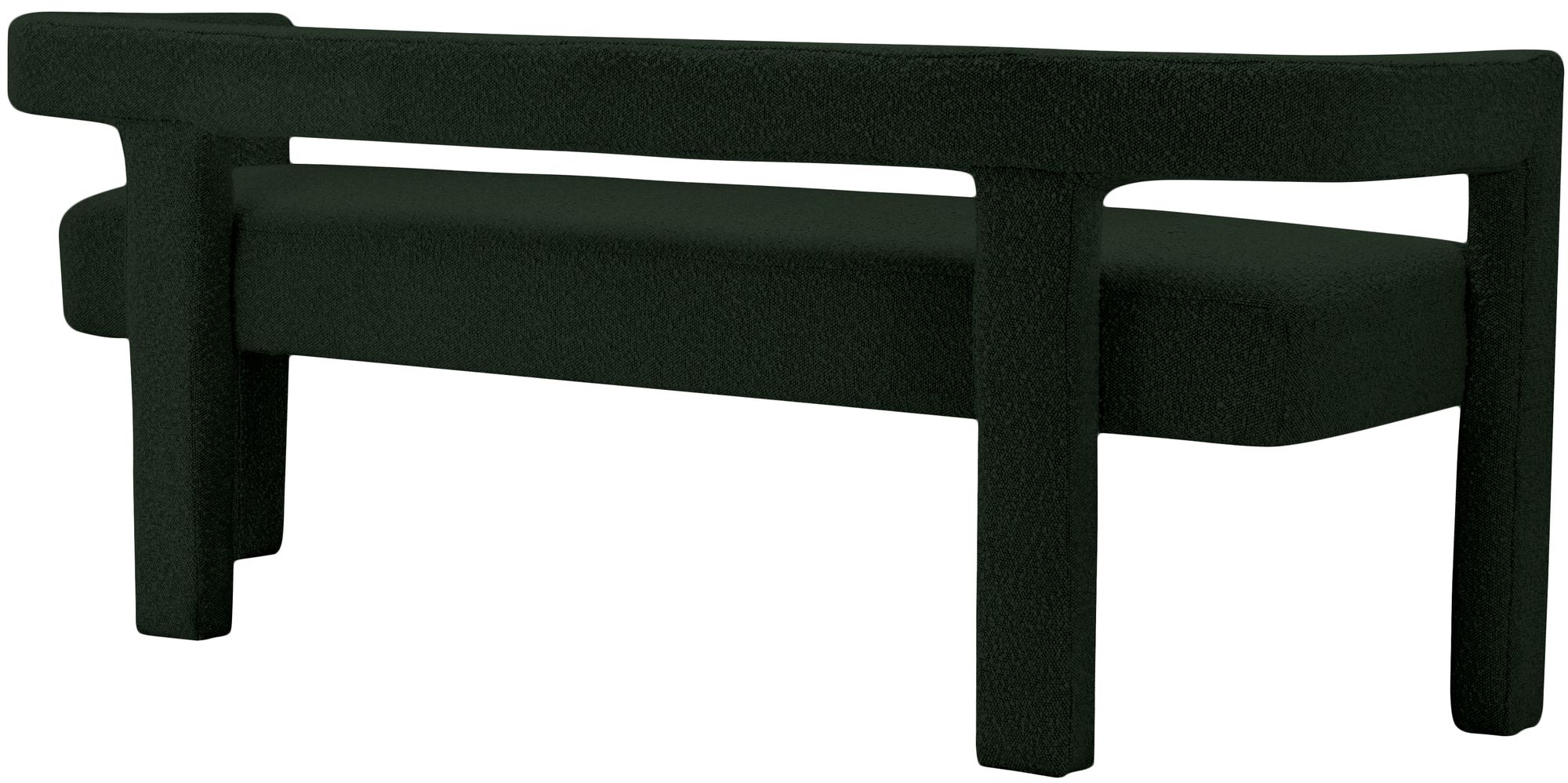 Athena Boucle Fabric Bench