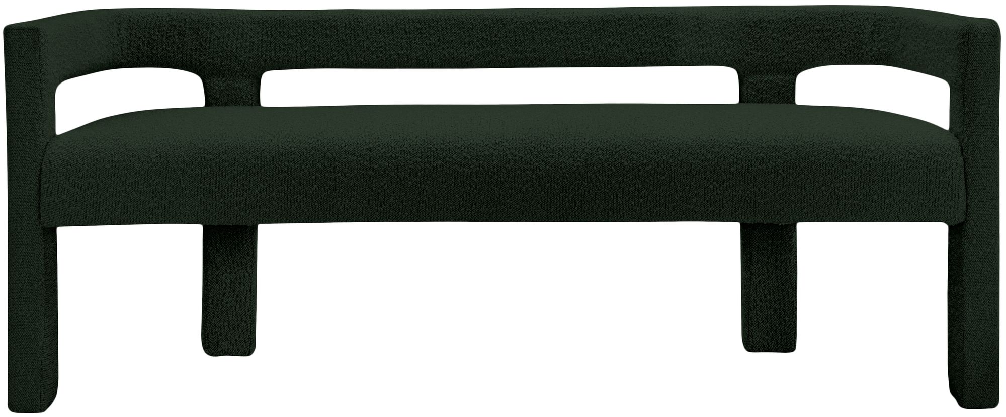Athena Boucle Fabric Bench
