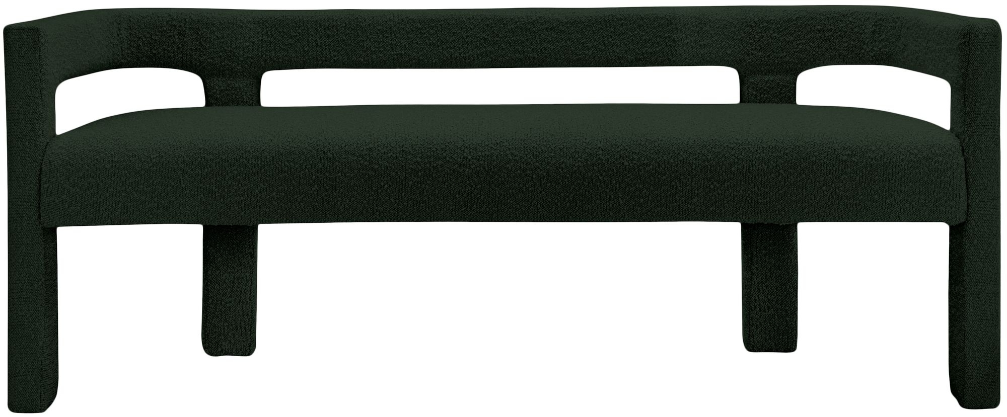 Athena Boucle Fabric Bench