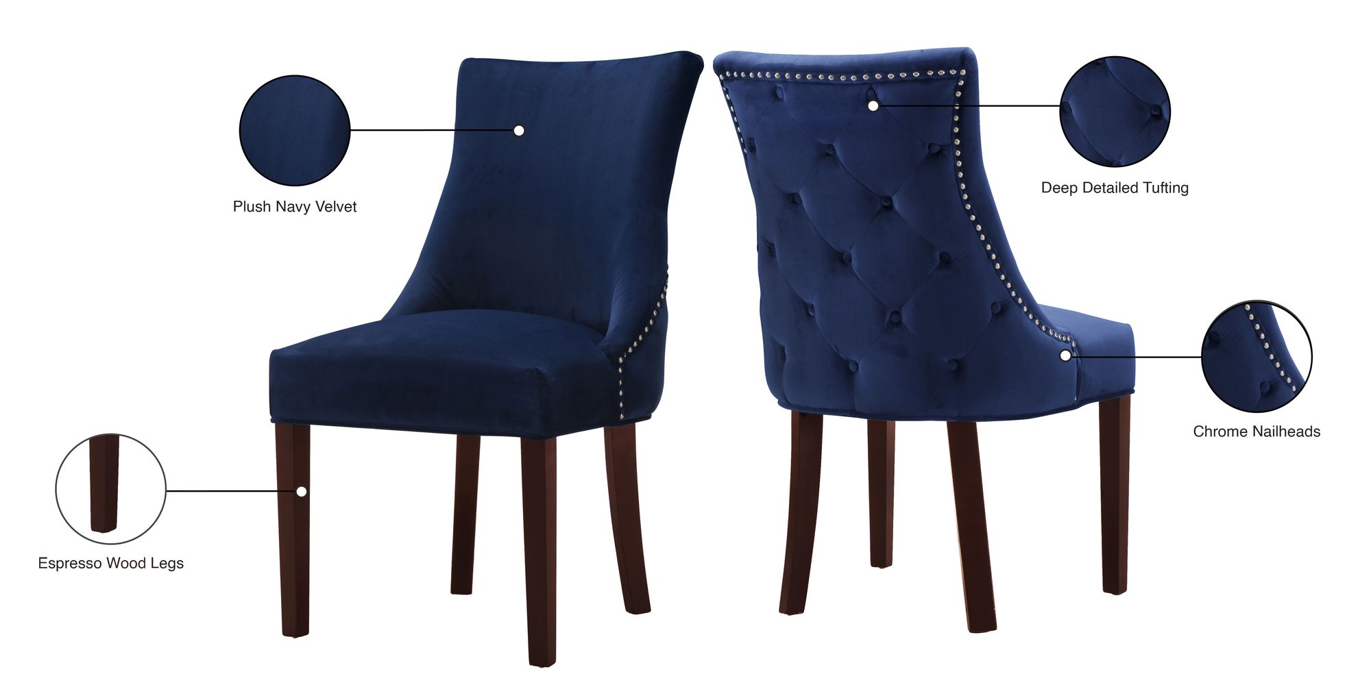 Hannah Velvet Dining Chair