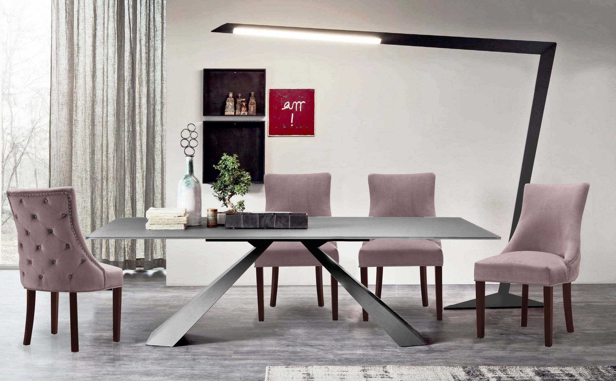 Hannah Velvet Dining Chair