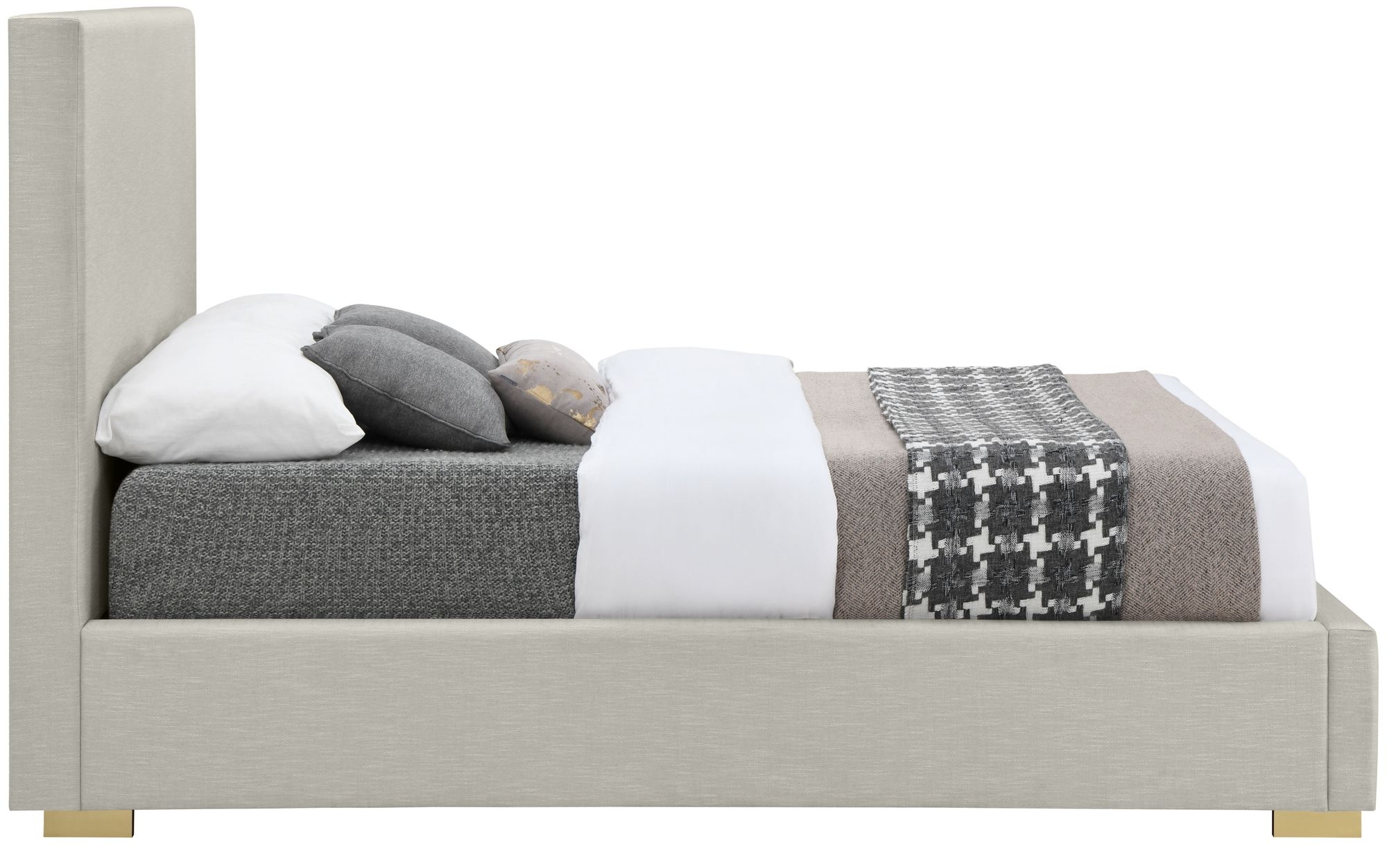 Crosby Linen Fabric Bed