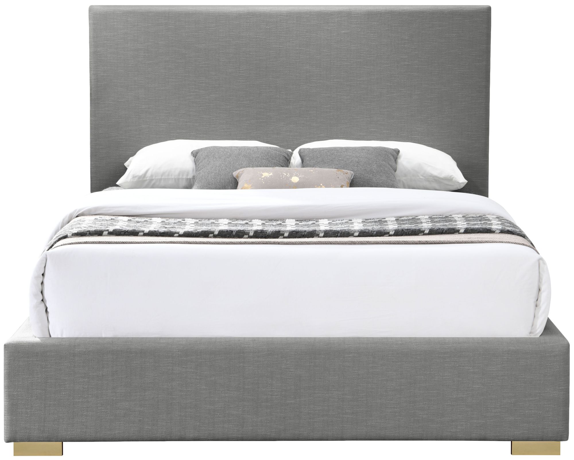 Crosby Linen Fabric King Size Bed
