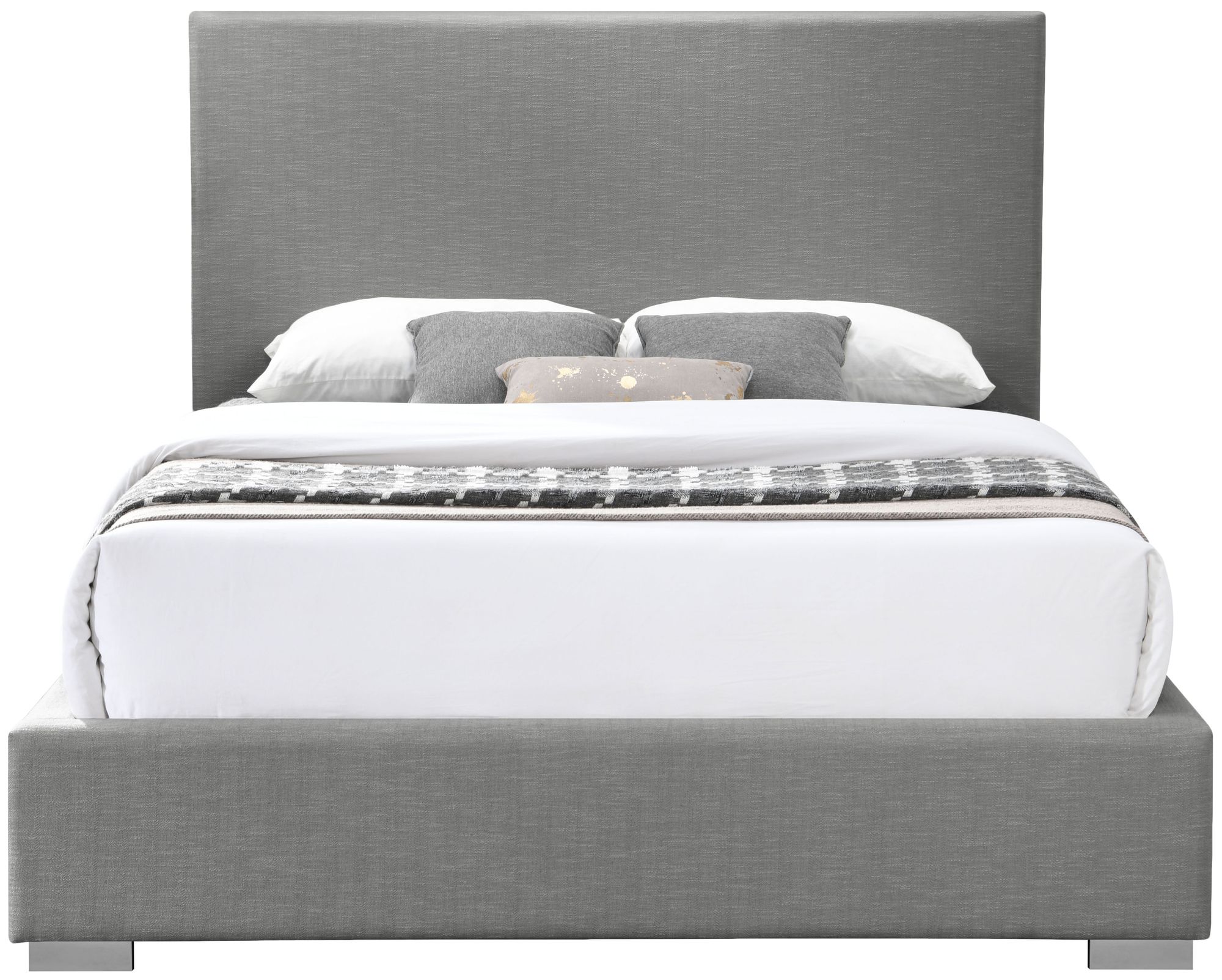 Crosby Linen Fabric Queen Size Bed