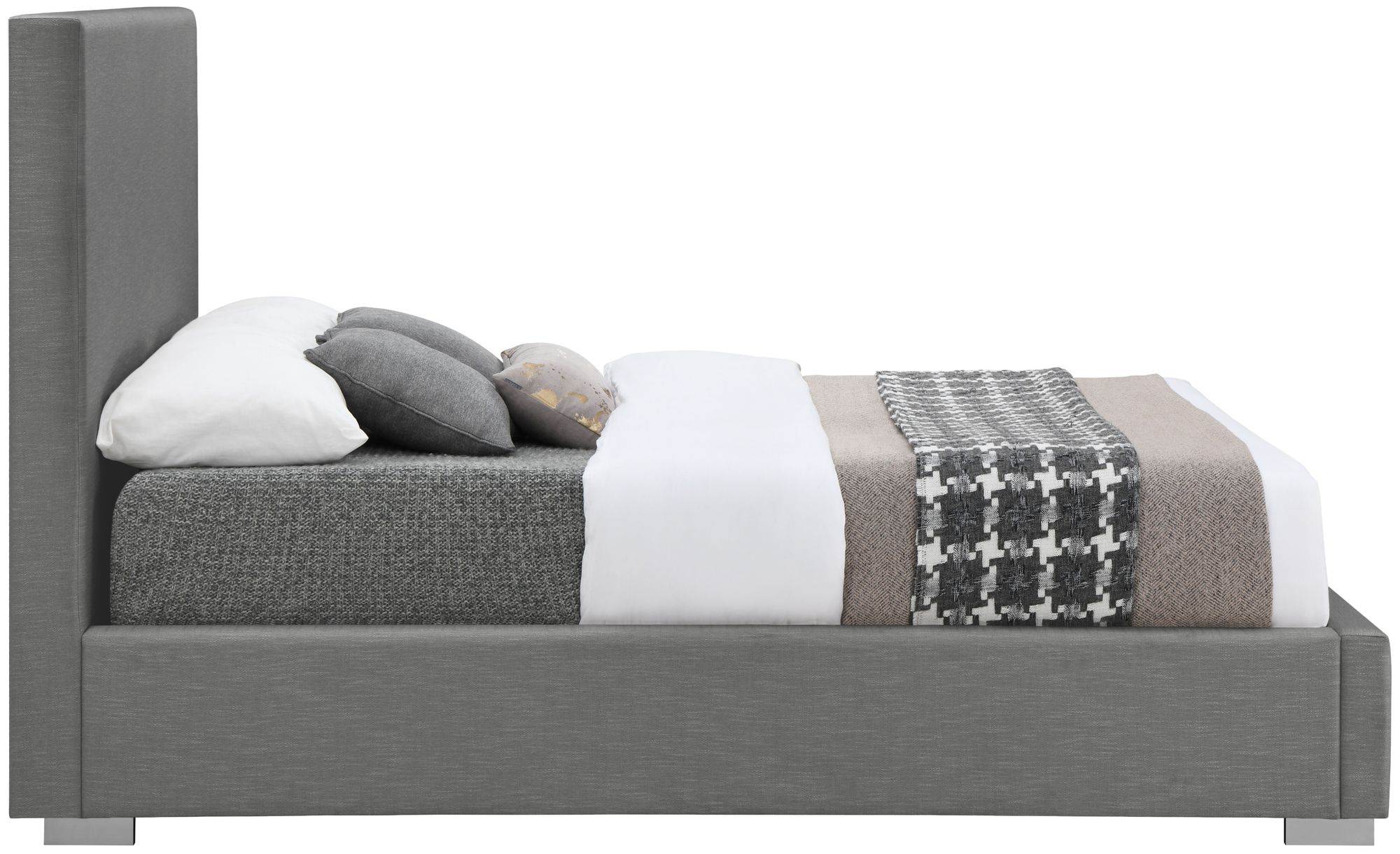 Crosby Linen Fabric Queen Size Bed