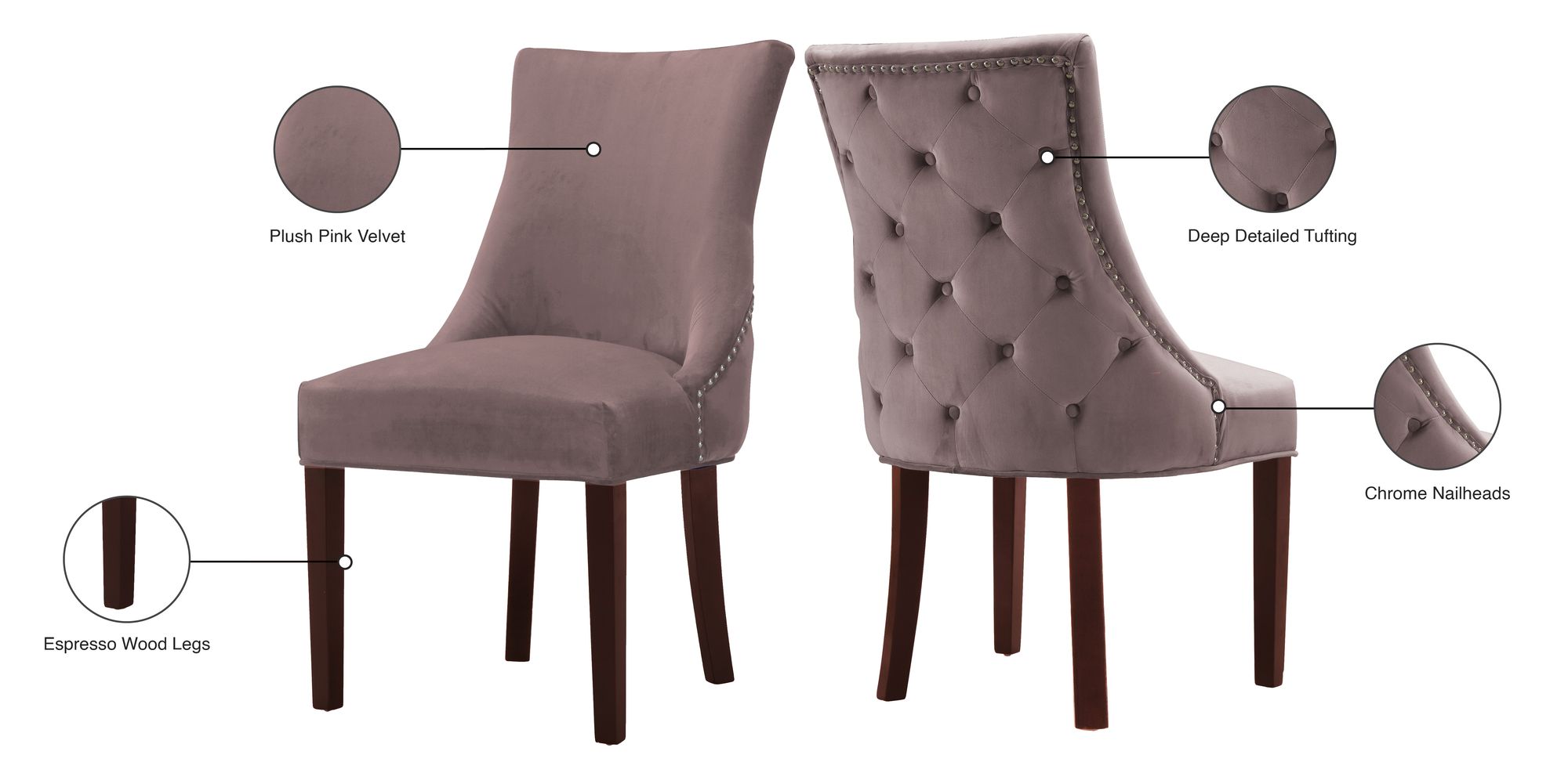 Hannah Velvet Dining Chair
