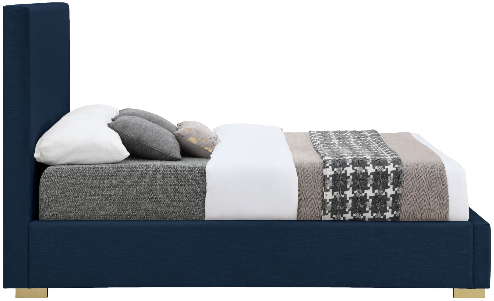 Crosby Linen Fabric Full Size Bed