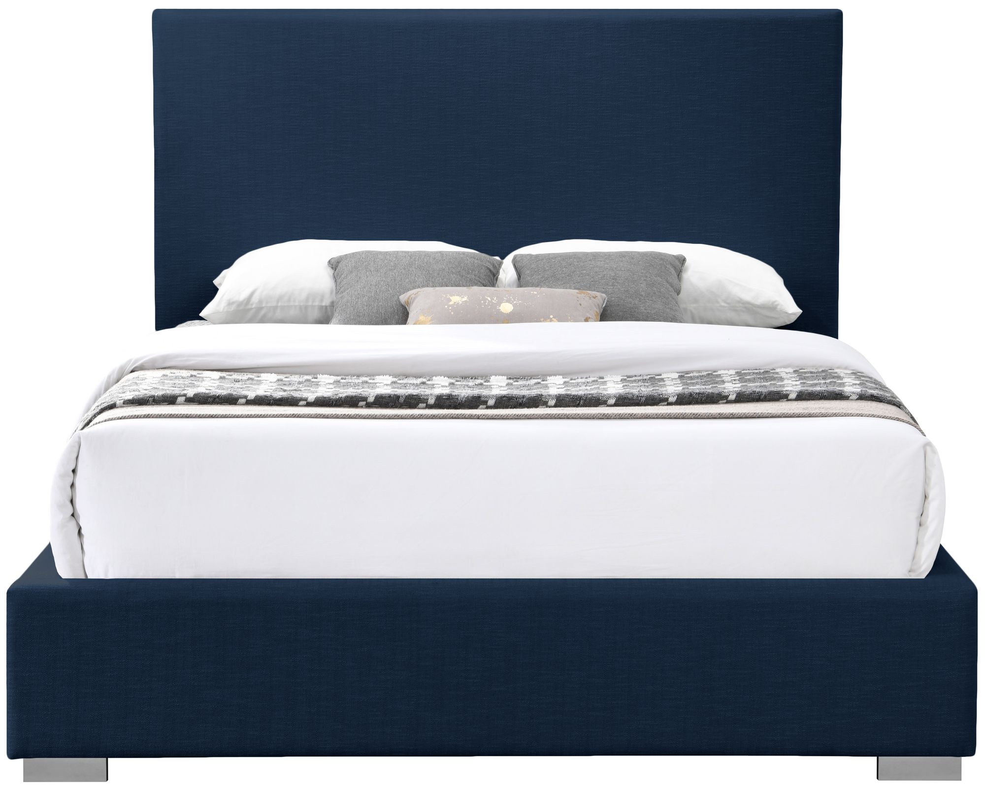 Crosby Linen Fabric Queen Size Bed
